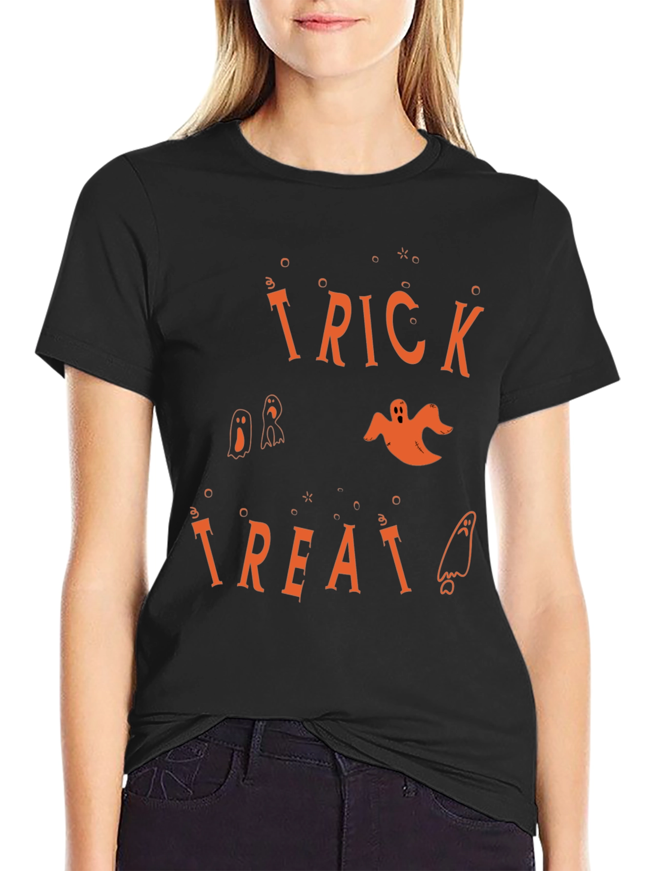 Halloween Trick or Treat Graphic Tee