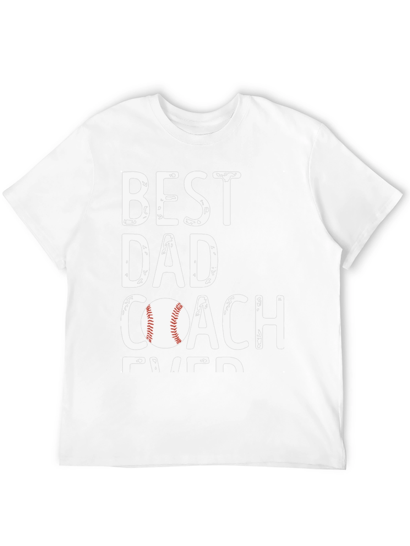 Best Dad Coach Ever Graphic Tee