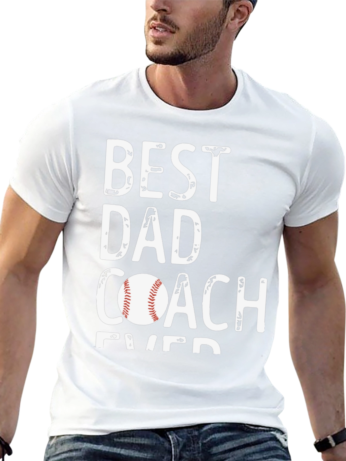 Best Dad Coach Ever Graphic Tee