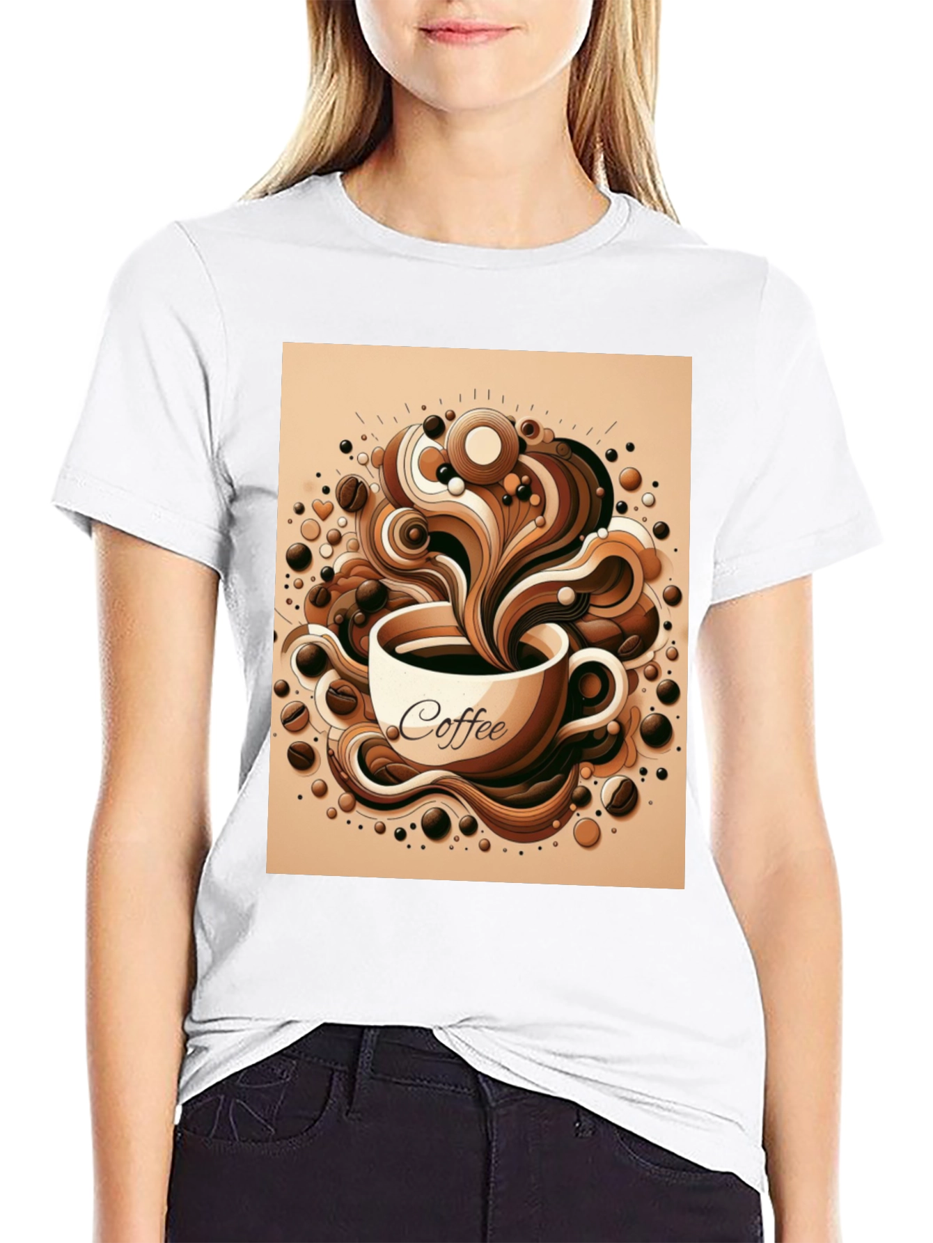 Coffee Lovers Graphic Tee - Stylish Brew Design