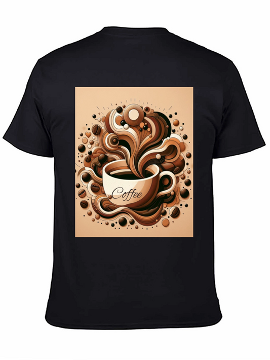 Coffee Lovers Graphic Tee - Stylish Brew Design