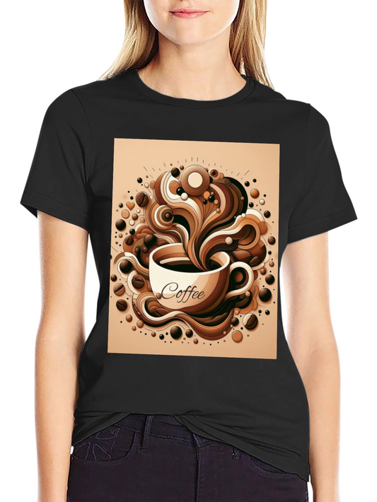 Coffee Lovers Graphic Tee - Stylish Brew Design
