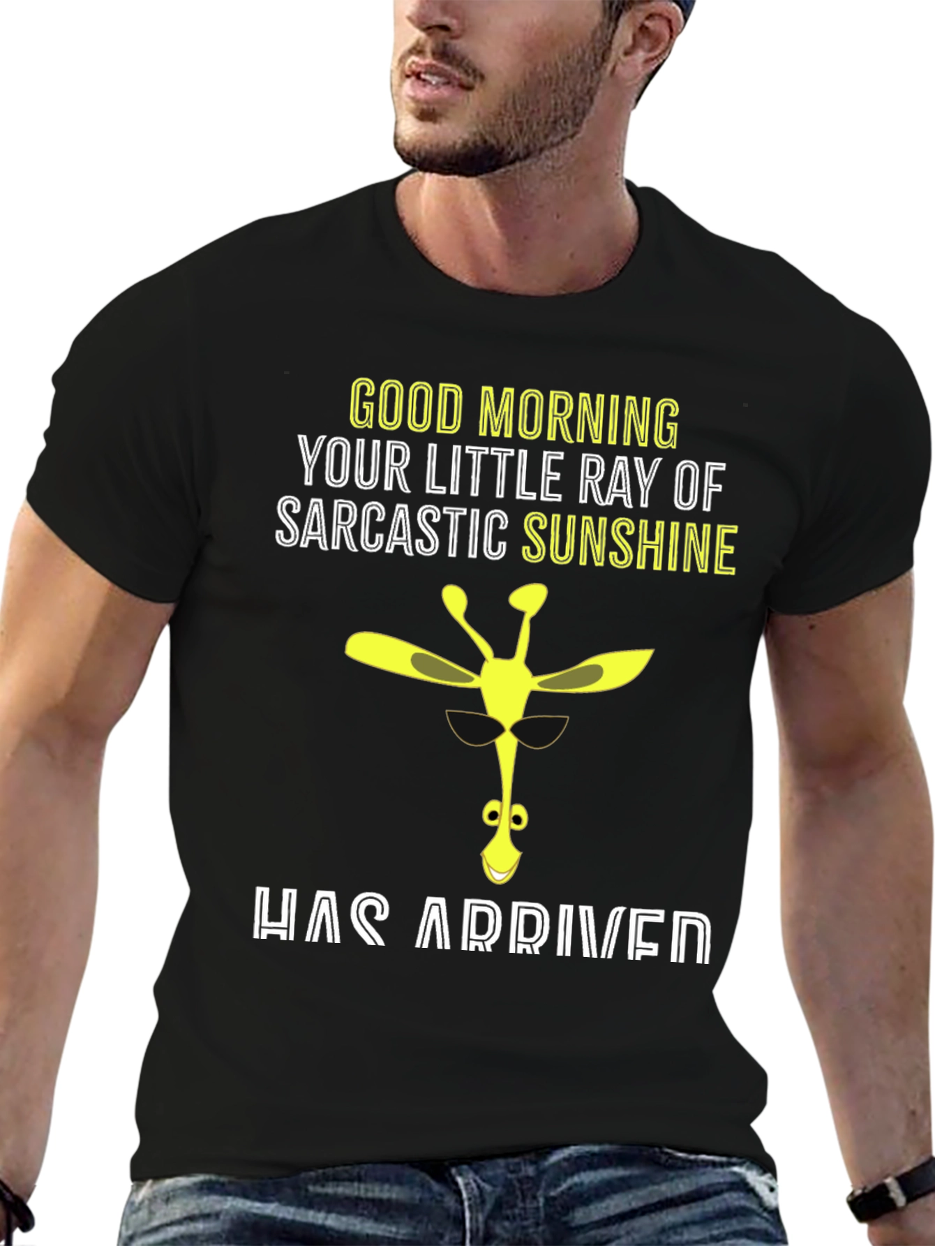 Sarcastic Sunshine Giraffe Graphic Tee