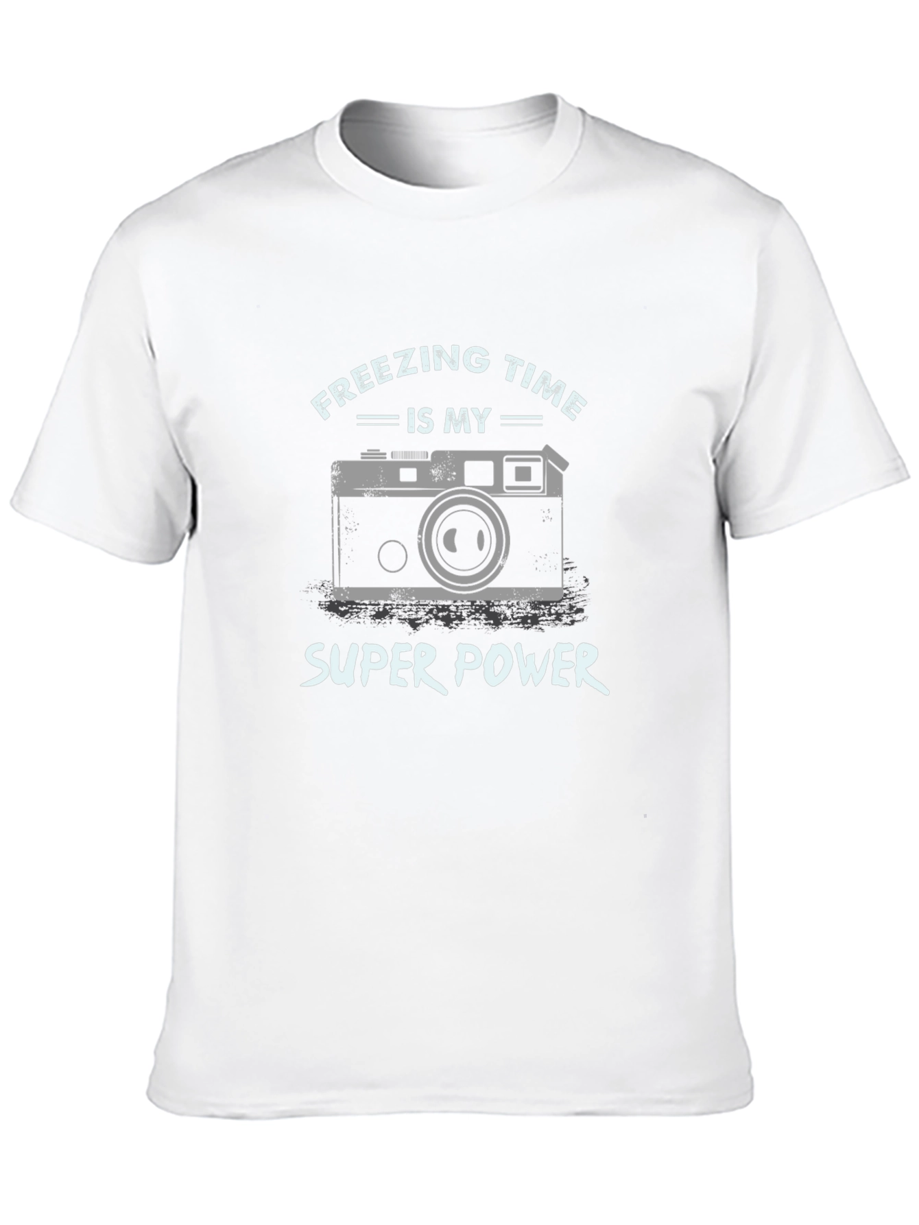 Freezing Time Super Power Camera Graphic T-Shirt