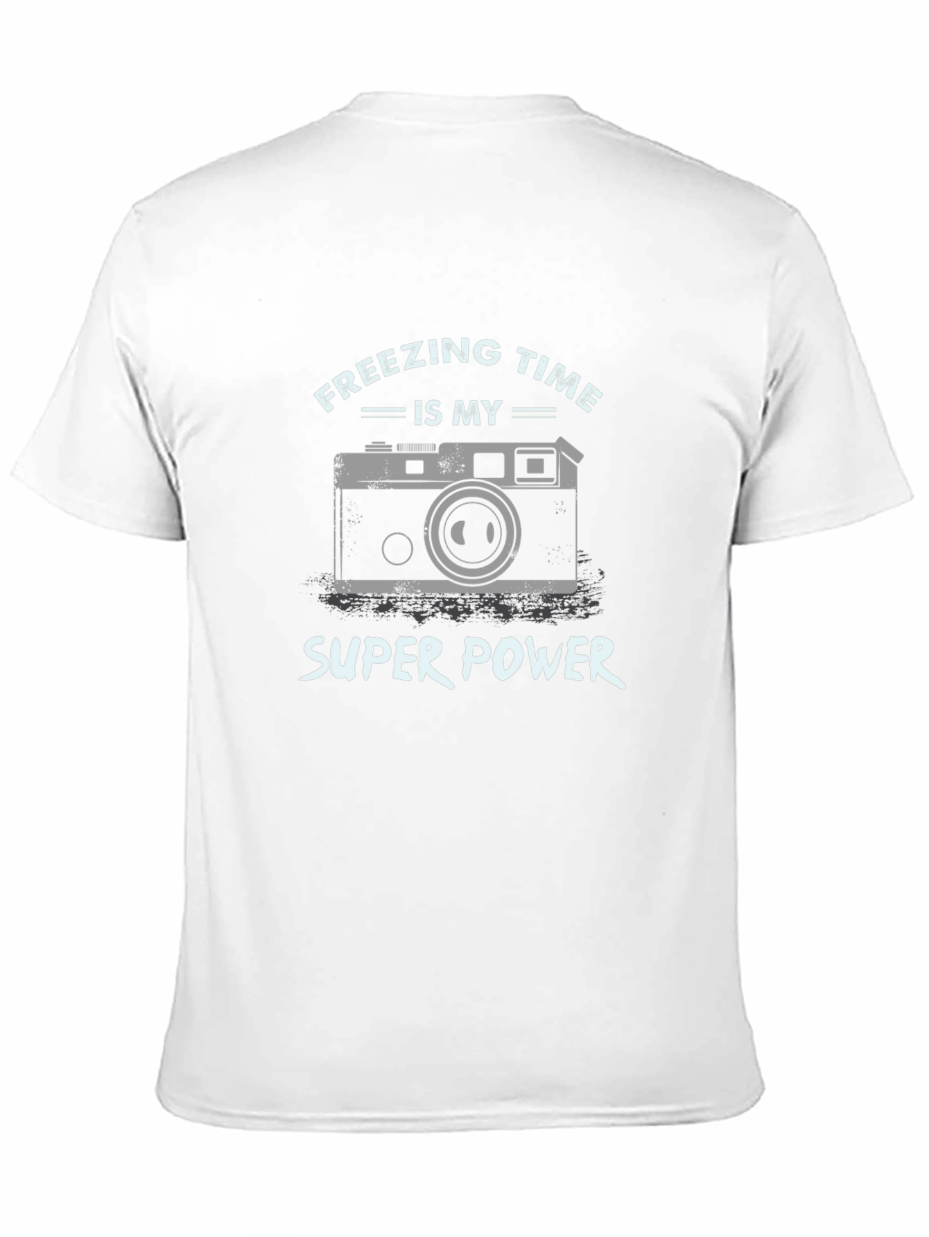 Freezing Time Super Power Camera Graphic T-Shirt