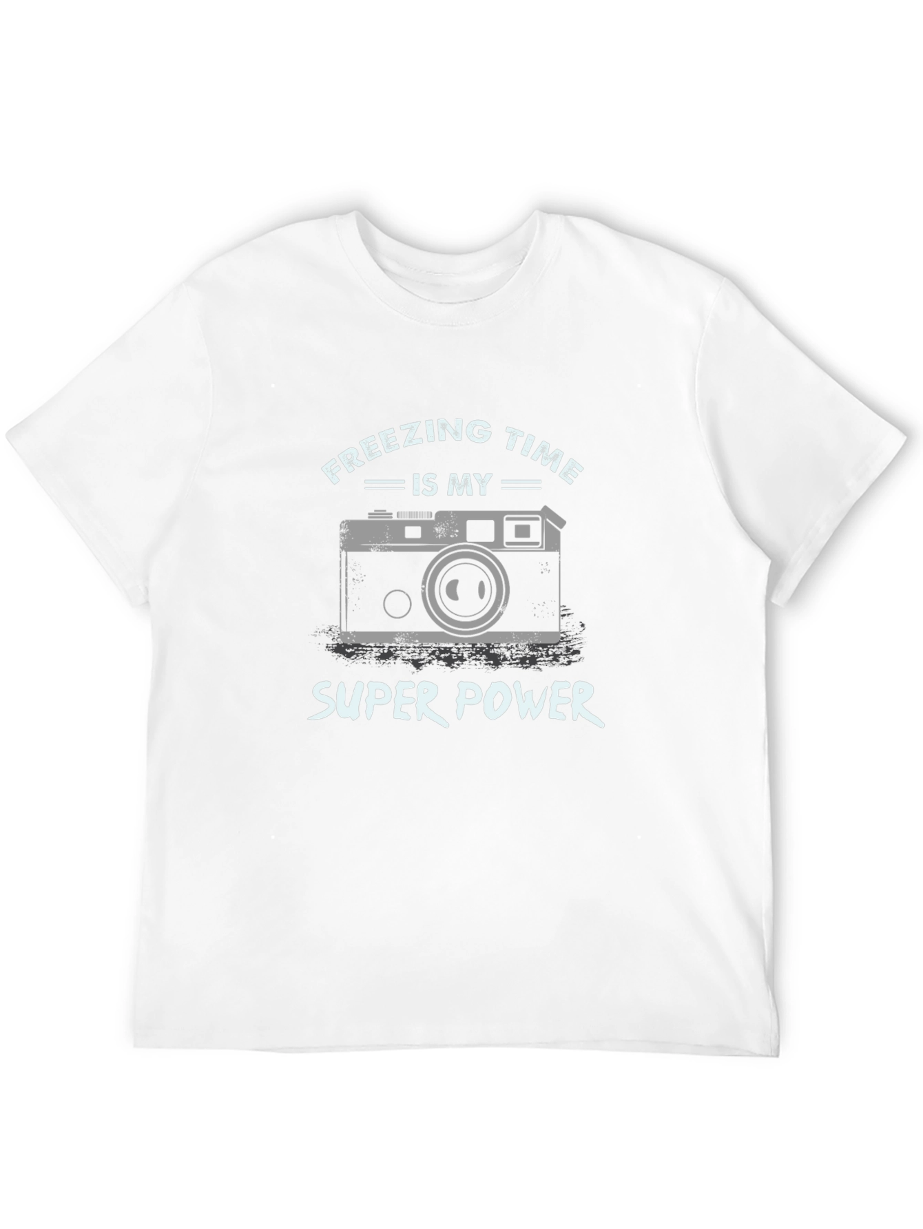 Freezing Time Super Power Camera Graphic T-Shirt
