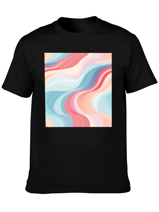 Retro Wave T-Shirt - Cool Abstract Design