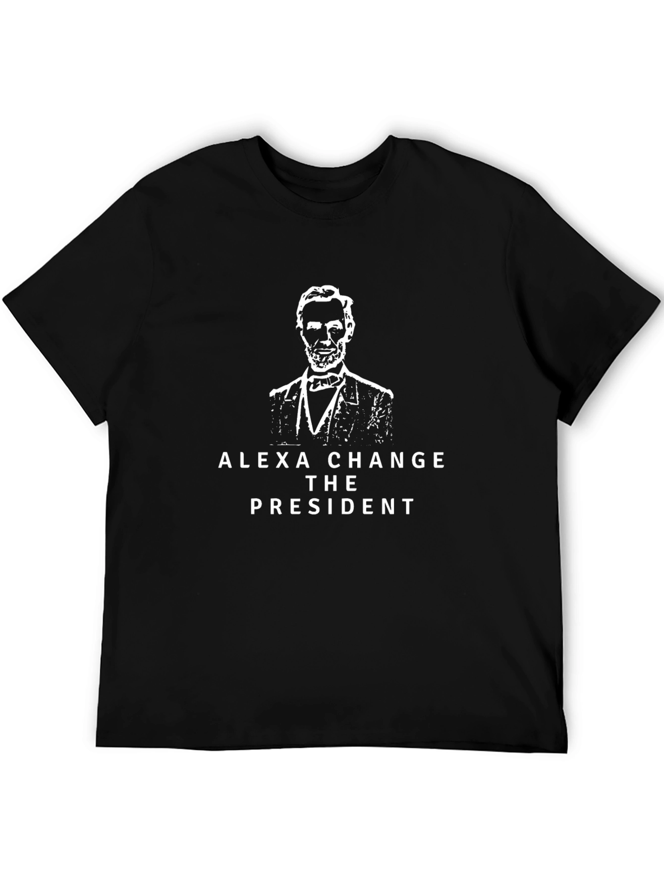 Alexa Change the President Black T-Shirt