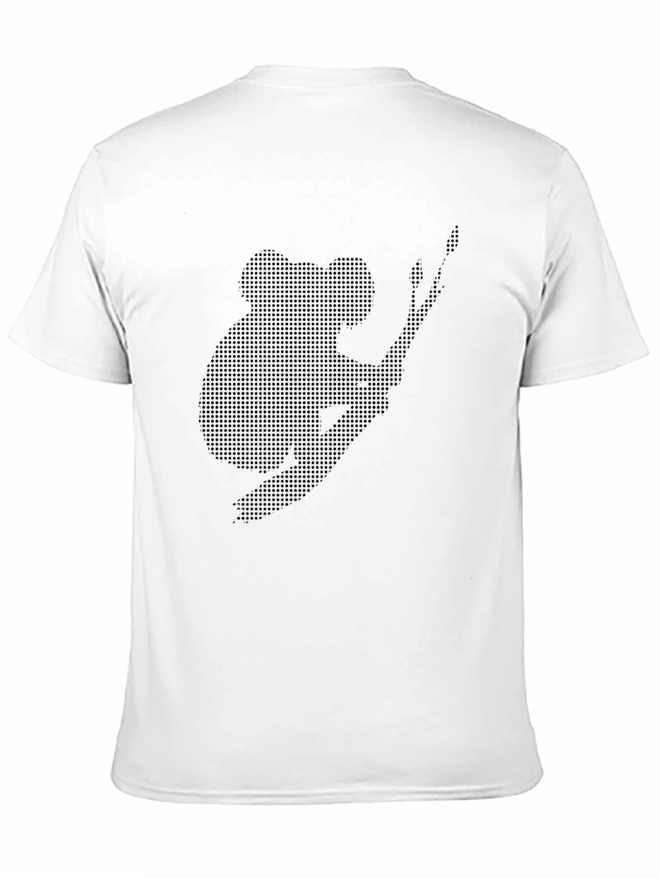 Koala Graphic Print Mens Black T-Shirt