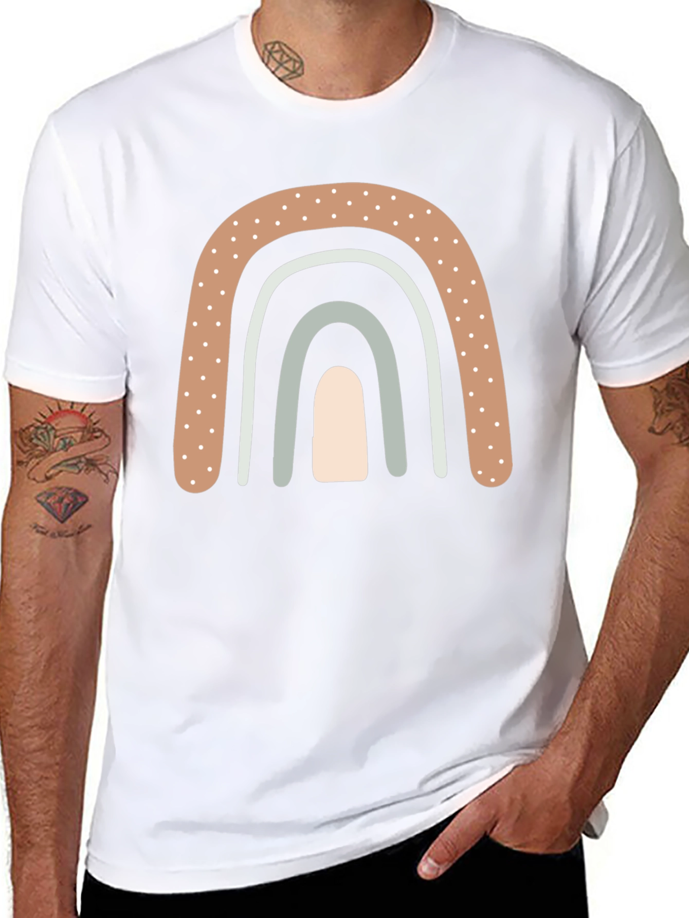 Boho Rainbow Graphic Tee