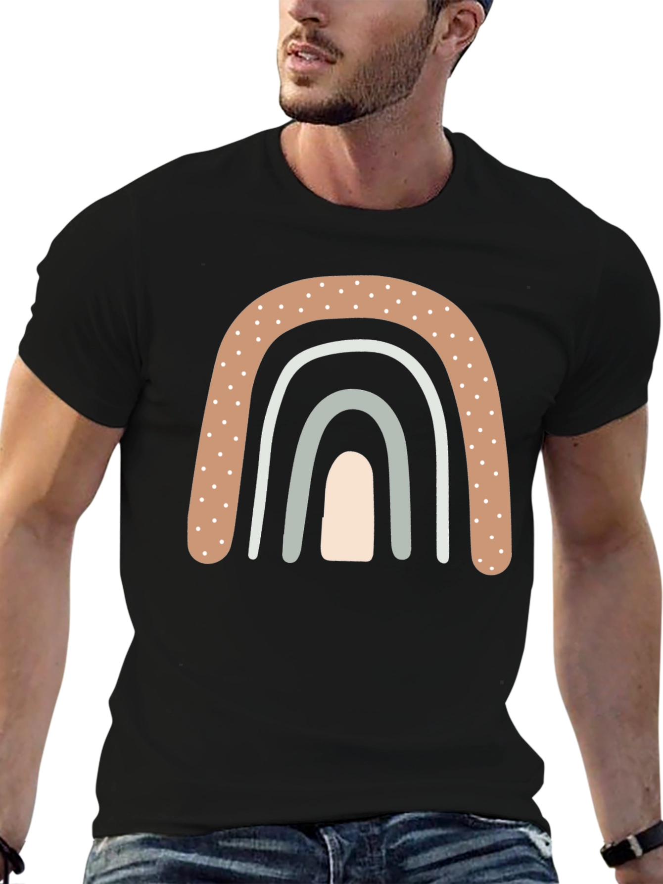 Boho Rainbow Graphic Tee