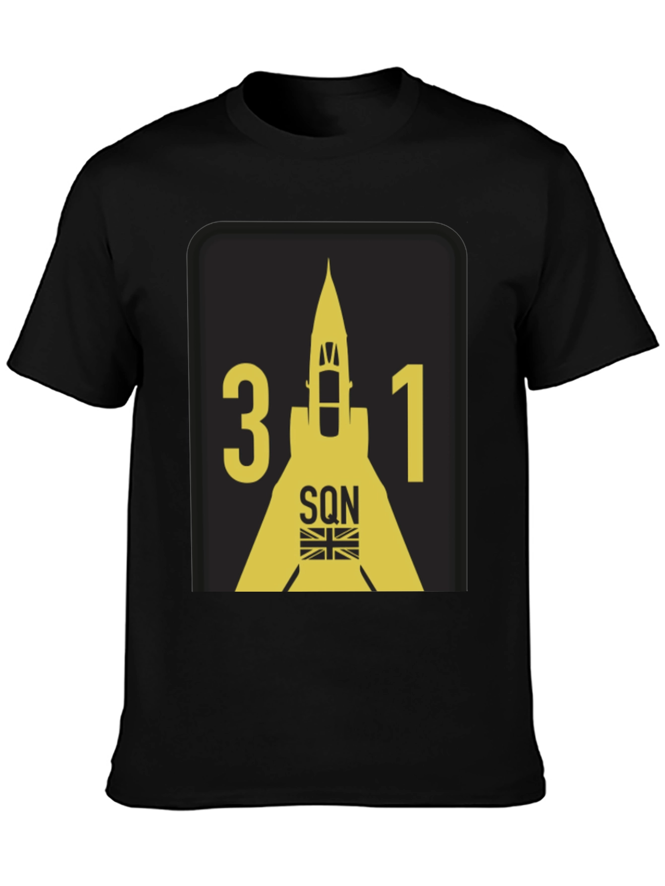 31 Squadron T-Shirt - Black Graphic Tee