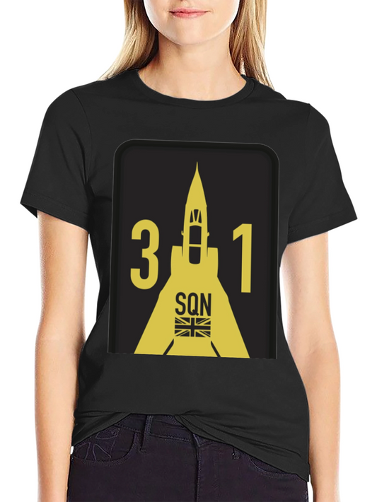 31 Squadron T-Shirt - Black Graphic Tee