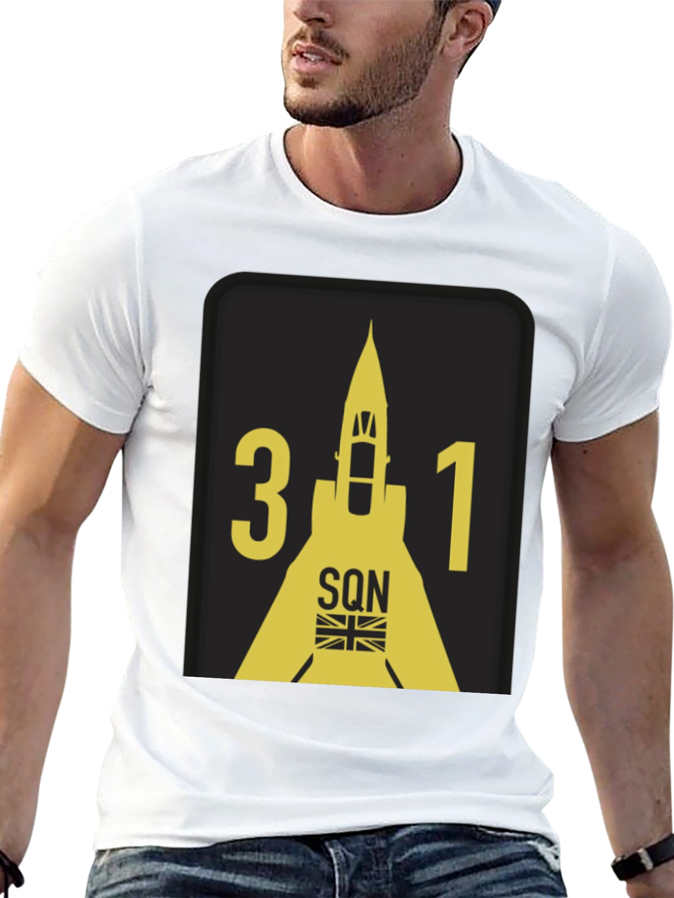 31 Squadron T-Shirt - Black Graphic Tee