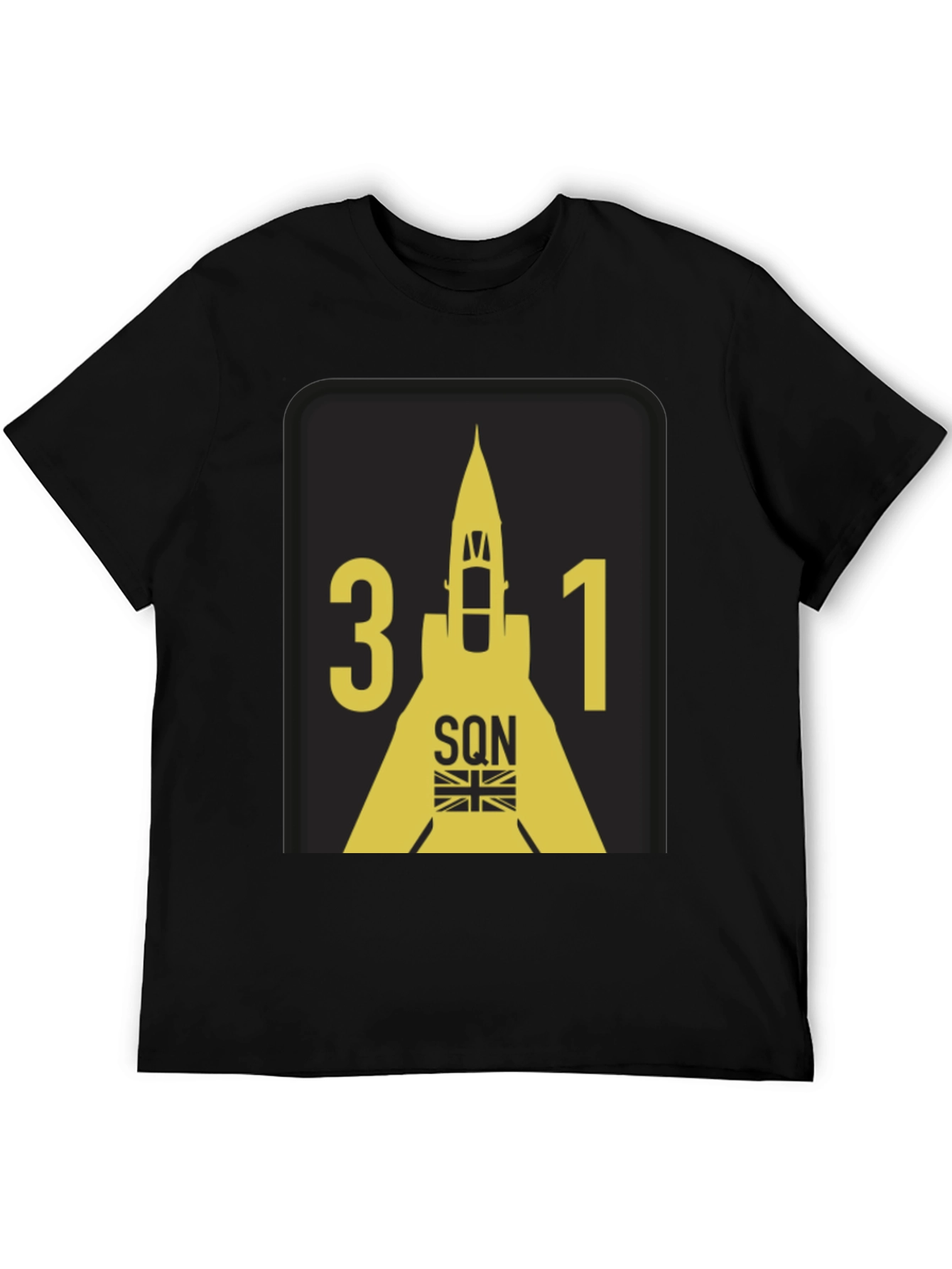 31 Squadron T-Shirt - Black Graphic Tee