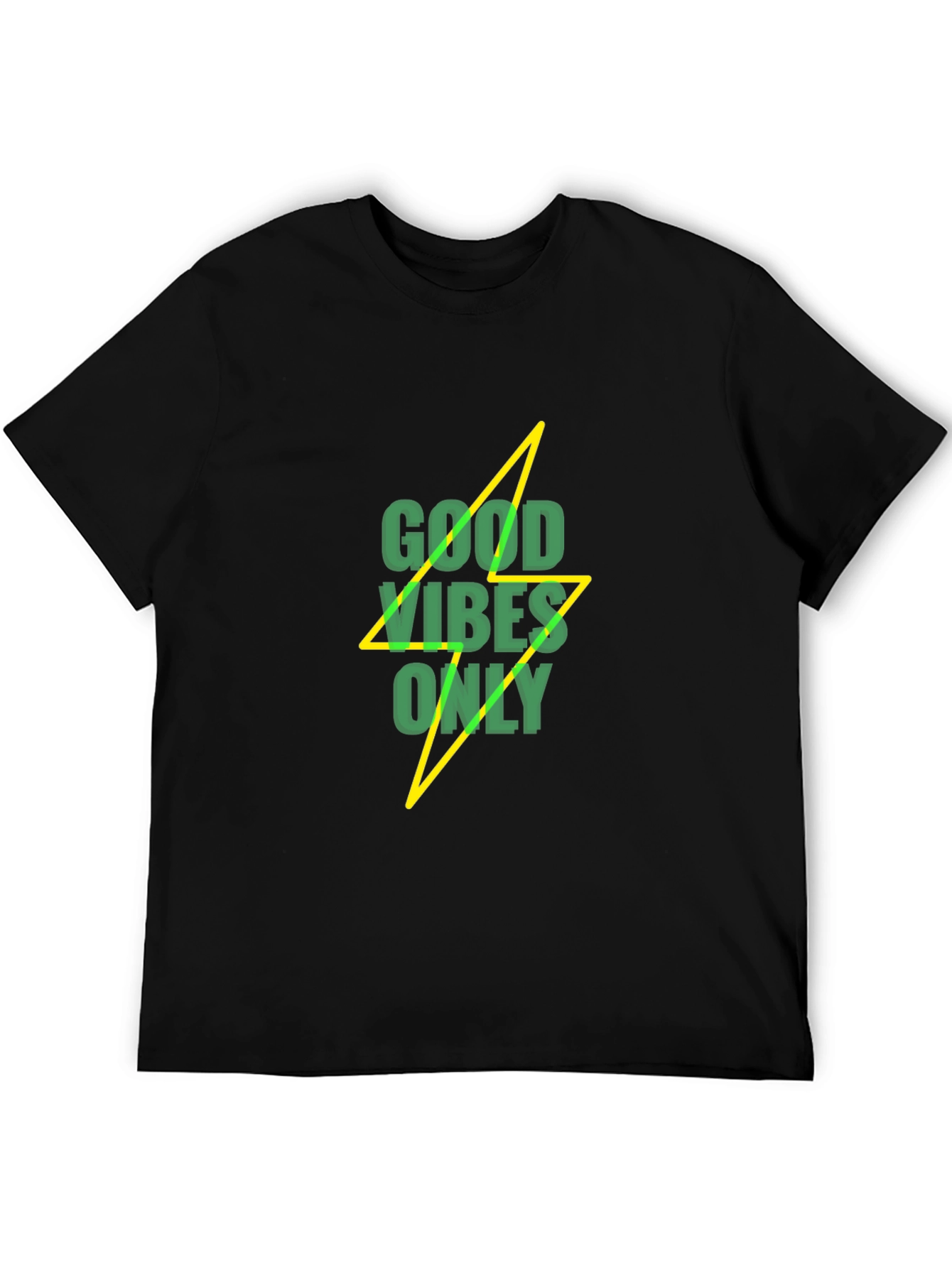 Good Vibes Only Graphic Tee - Stylish Mens T-Shirt