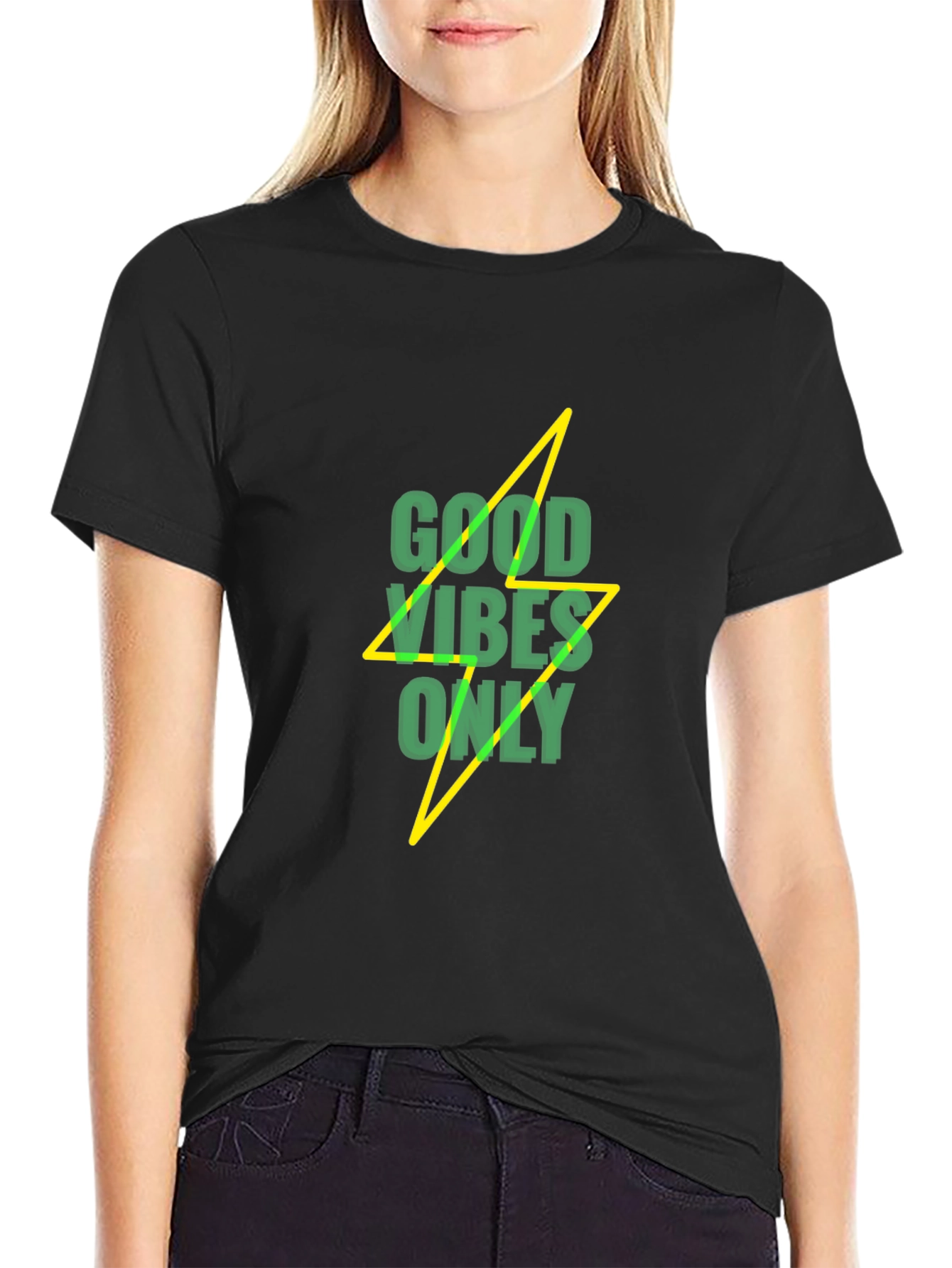 Good Vibes Only Graphic Tee - Stylish Mens T-Shirt