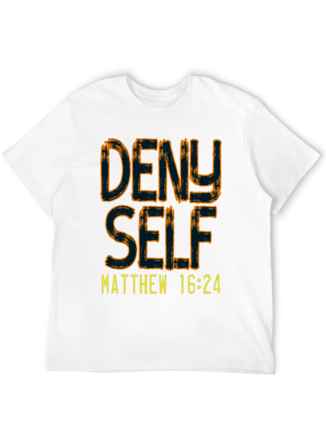 Deny Self T-Shirt - Matthew 16:24 Christian Tee