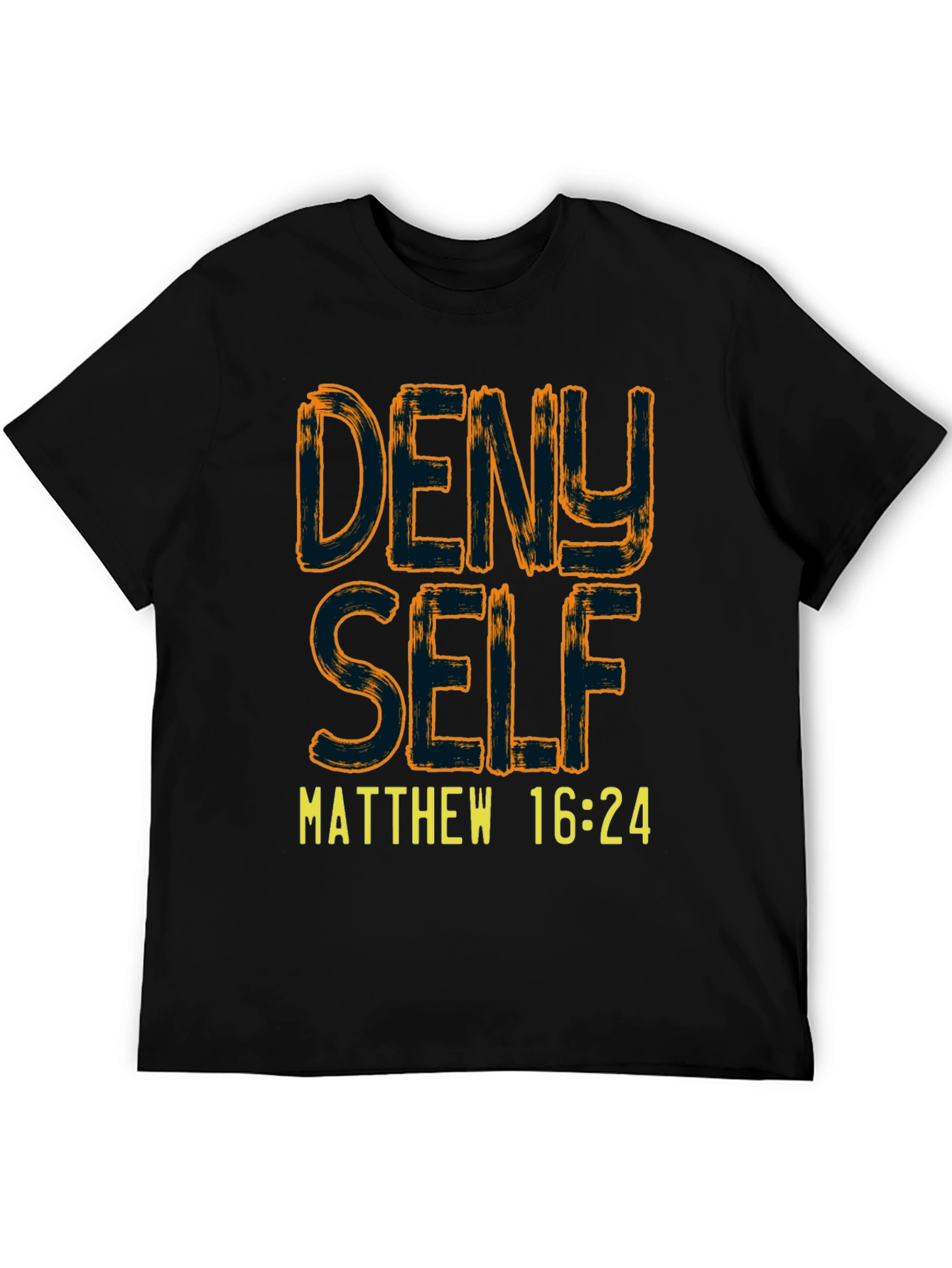 Deny Self T-Shirt - Matthew 16:24 Christian Tee