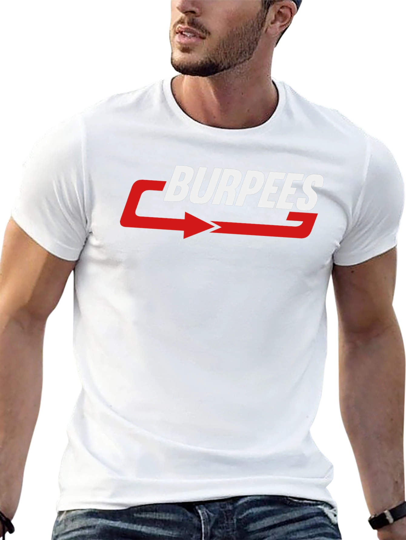 Burpees Graphic T-Shirt - Workout Motivation