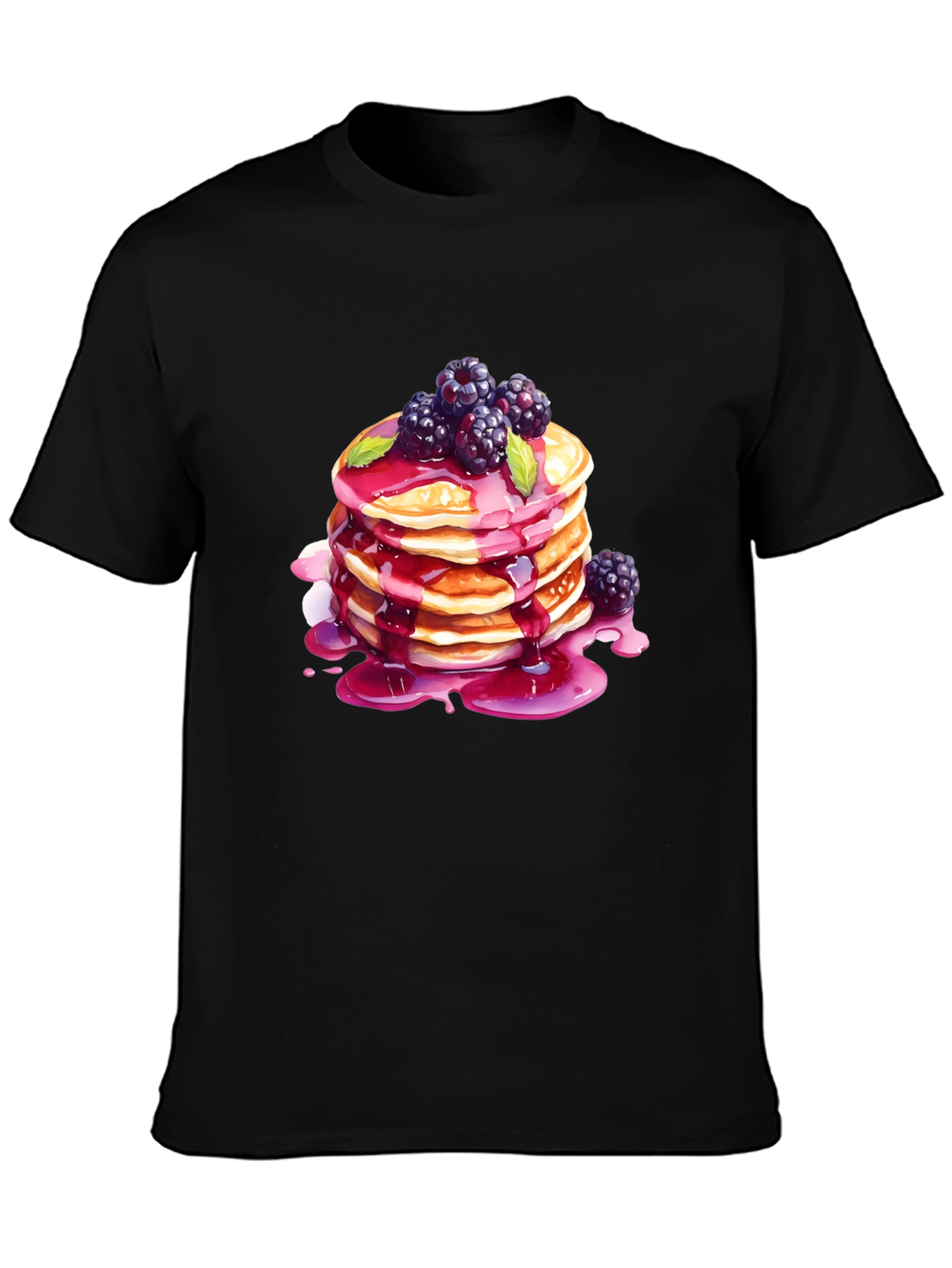 Pancake Stack Graphic T-Shirt
