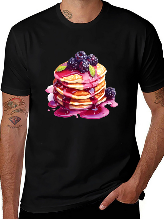 Pancake Stack Graphic T-Shirt