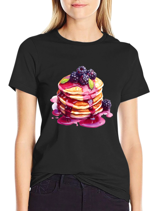 Pancake Stack Graphic T-Shirt