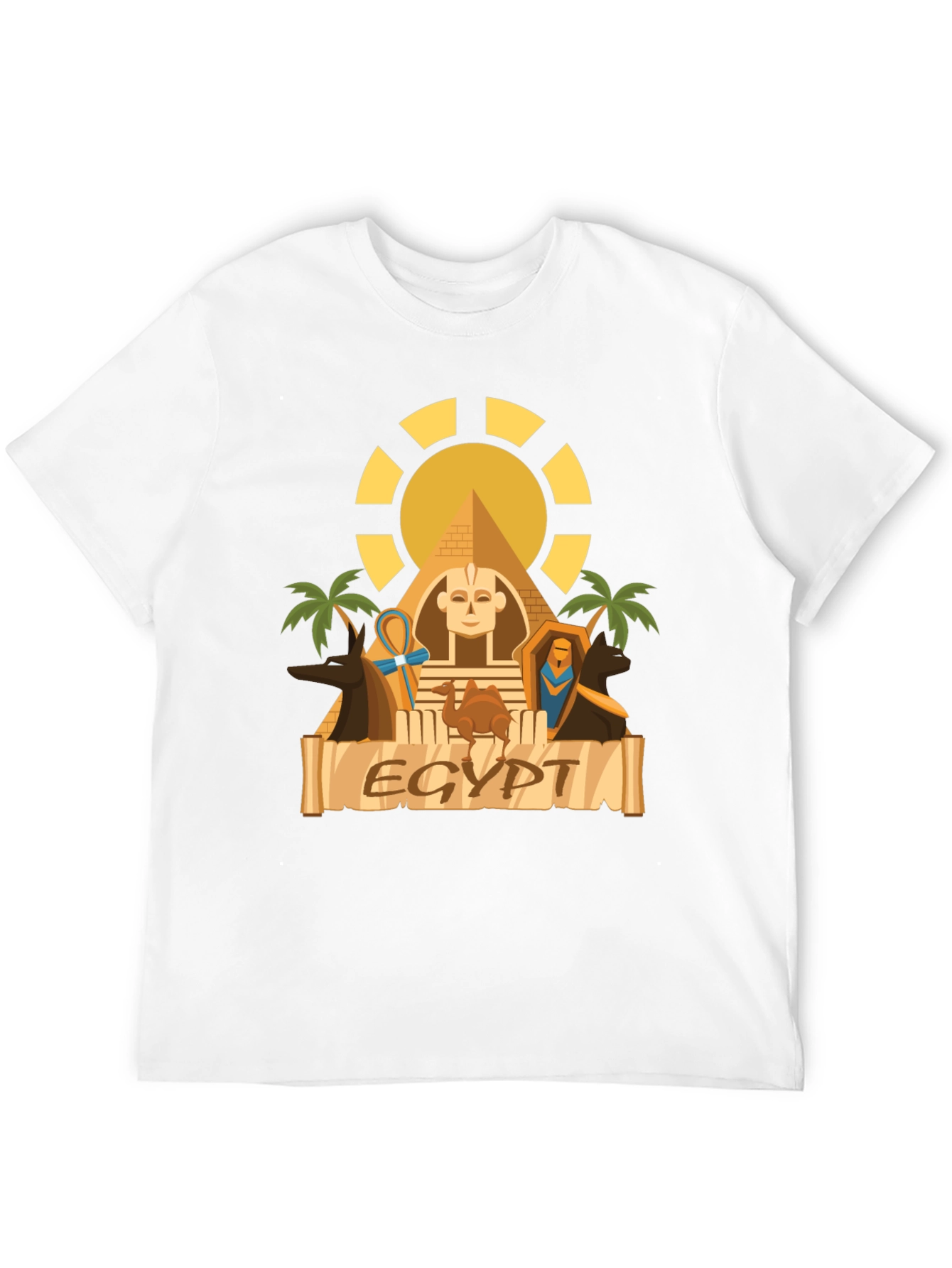 Egypt Graphic T-Shirt - Black Cotton Tee