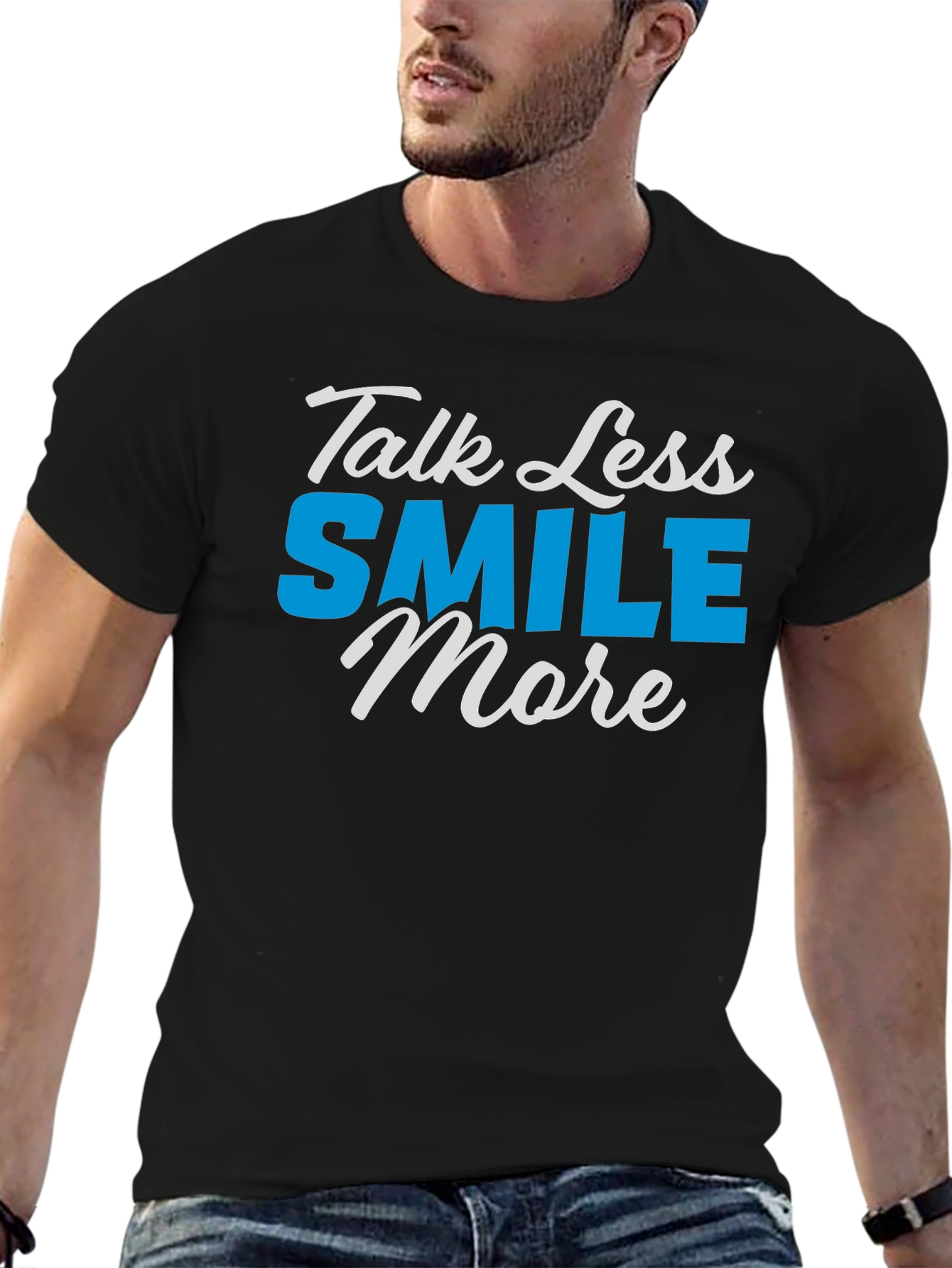 Talk Less Smile More Graphic T-Shirt