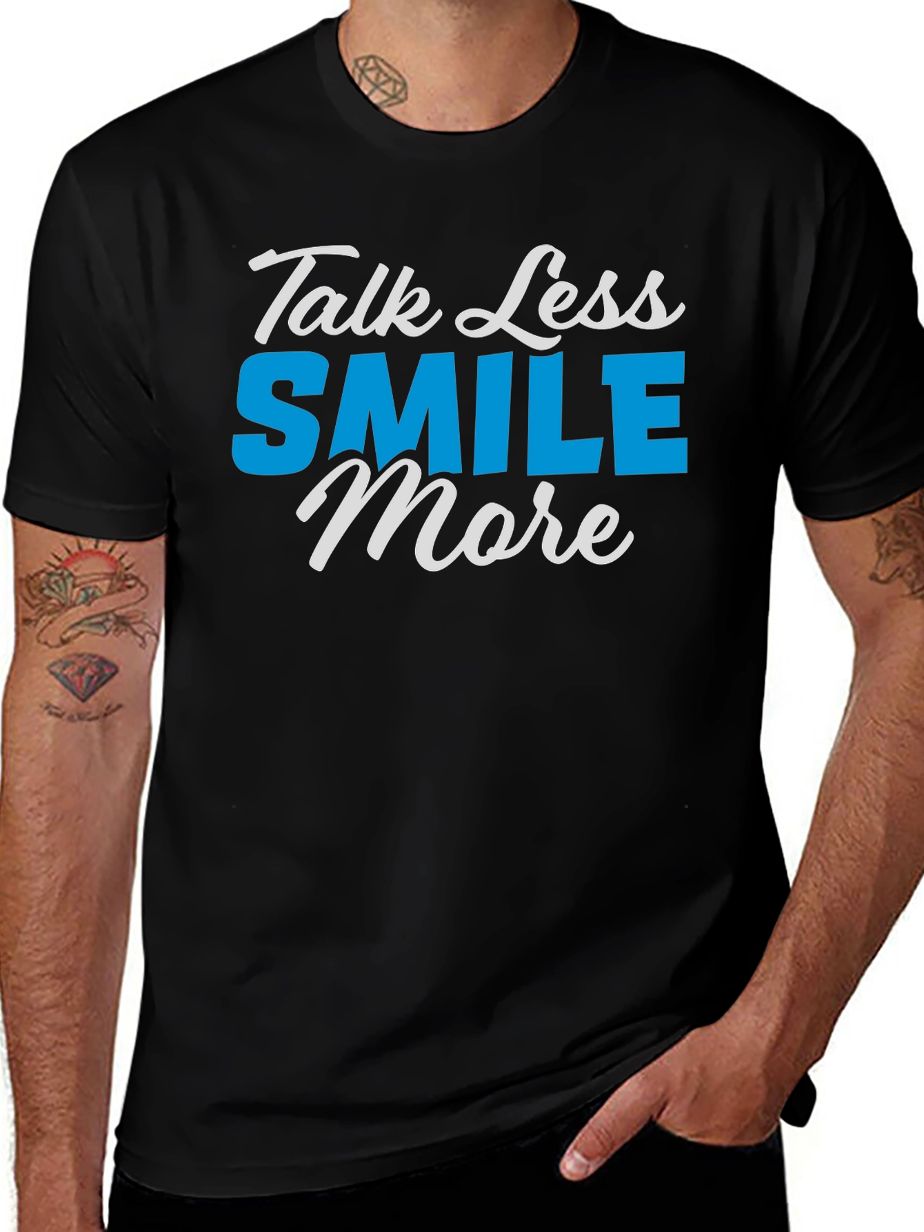 Talk Less Smile More Graphic T-Shirt