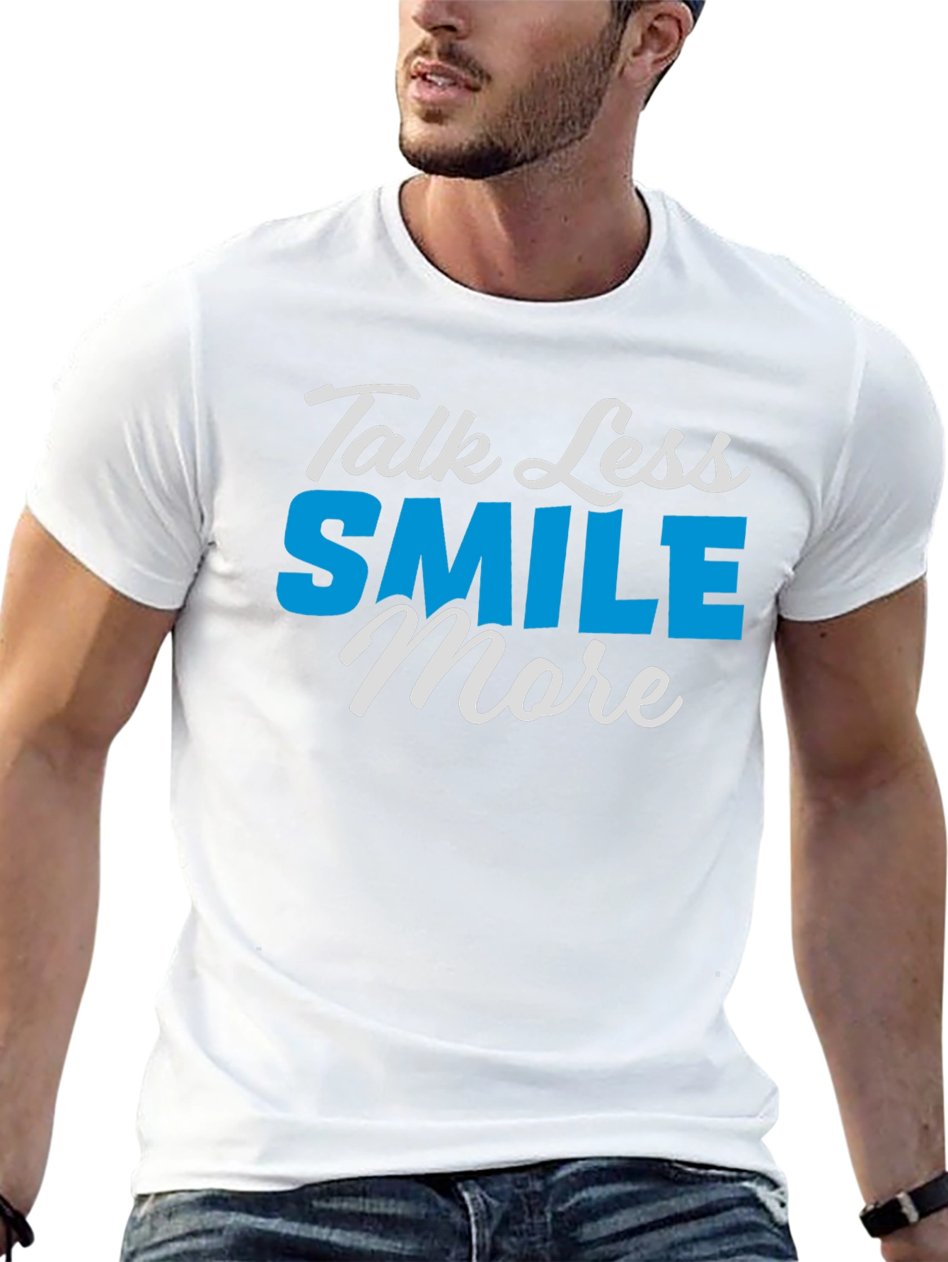 Talk Less Smile More Graphic T-Shirt