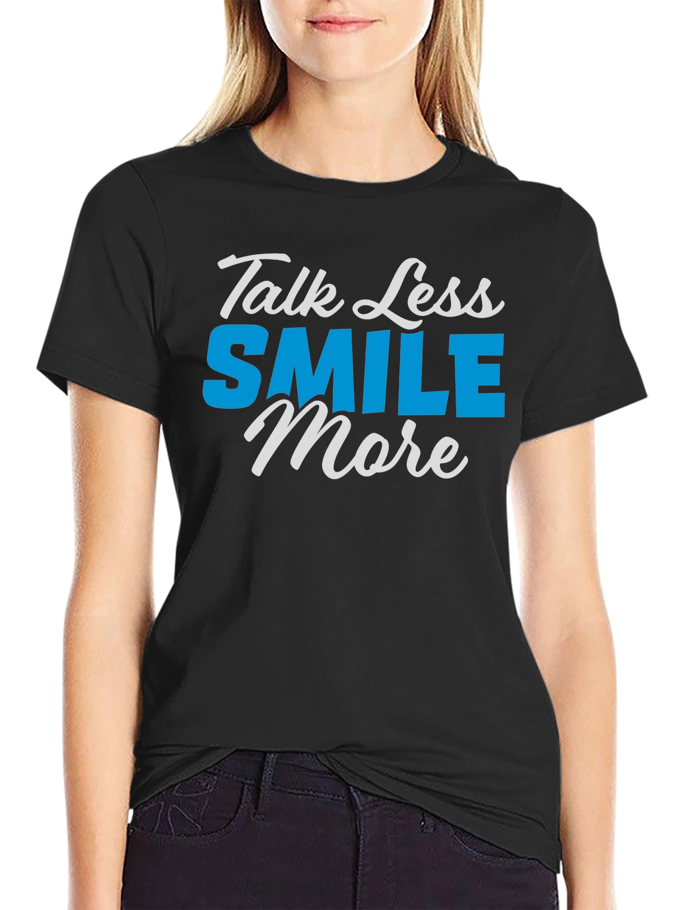 Talk Less Smile More Graphic T-Shirt