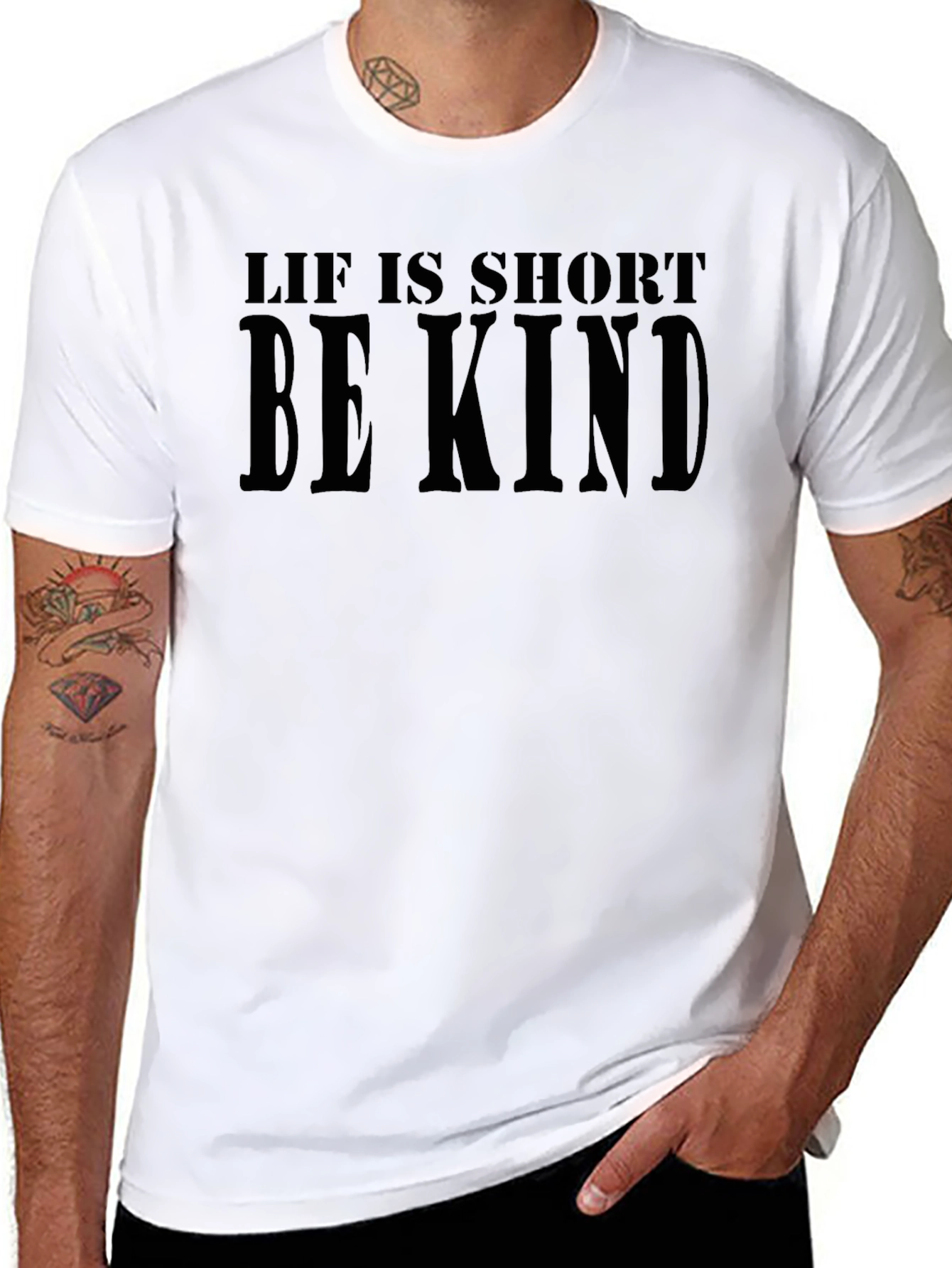 Lif is Short Be Kind Graphic Tee