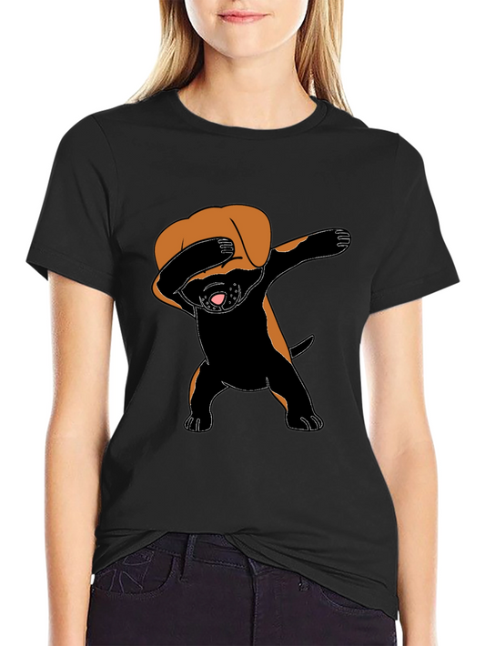 Dabbing Dog Graphic Tee - Trendy & Fun!