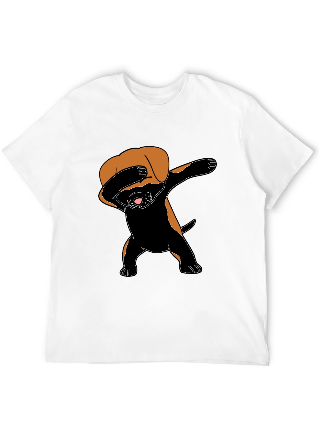 Dabbing Dog Graphic Tee - Trendy & Fun!
