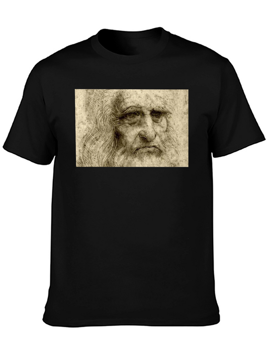 Leonardo da Vinci Self Portrait T-Shirt