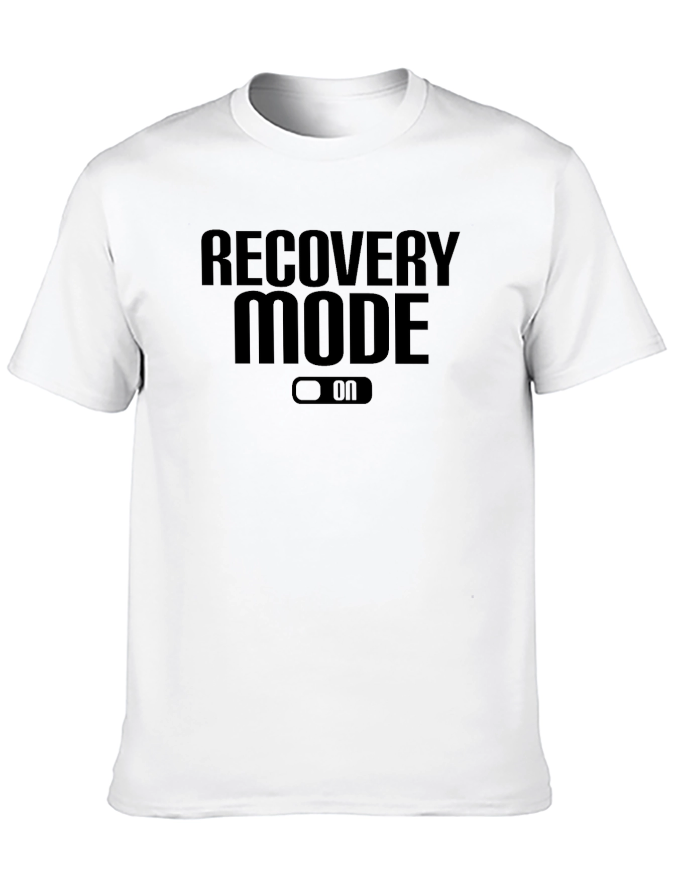 Recovery Mode On Black T-Shirt