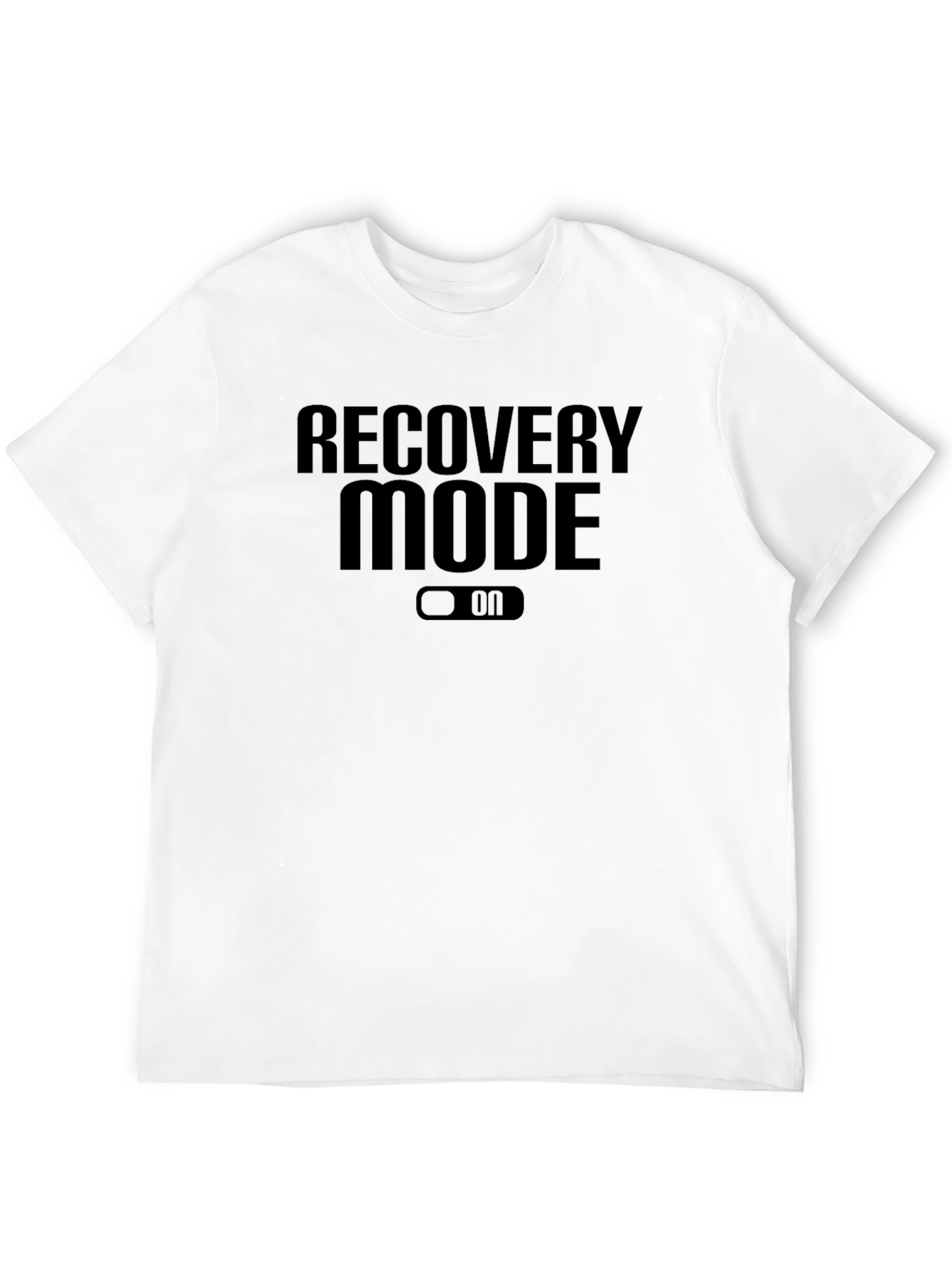 Recovery Mode On Black T-Shirt