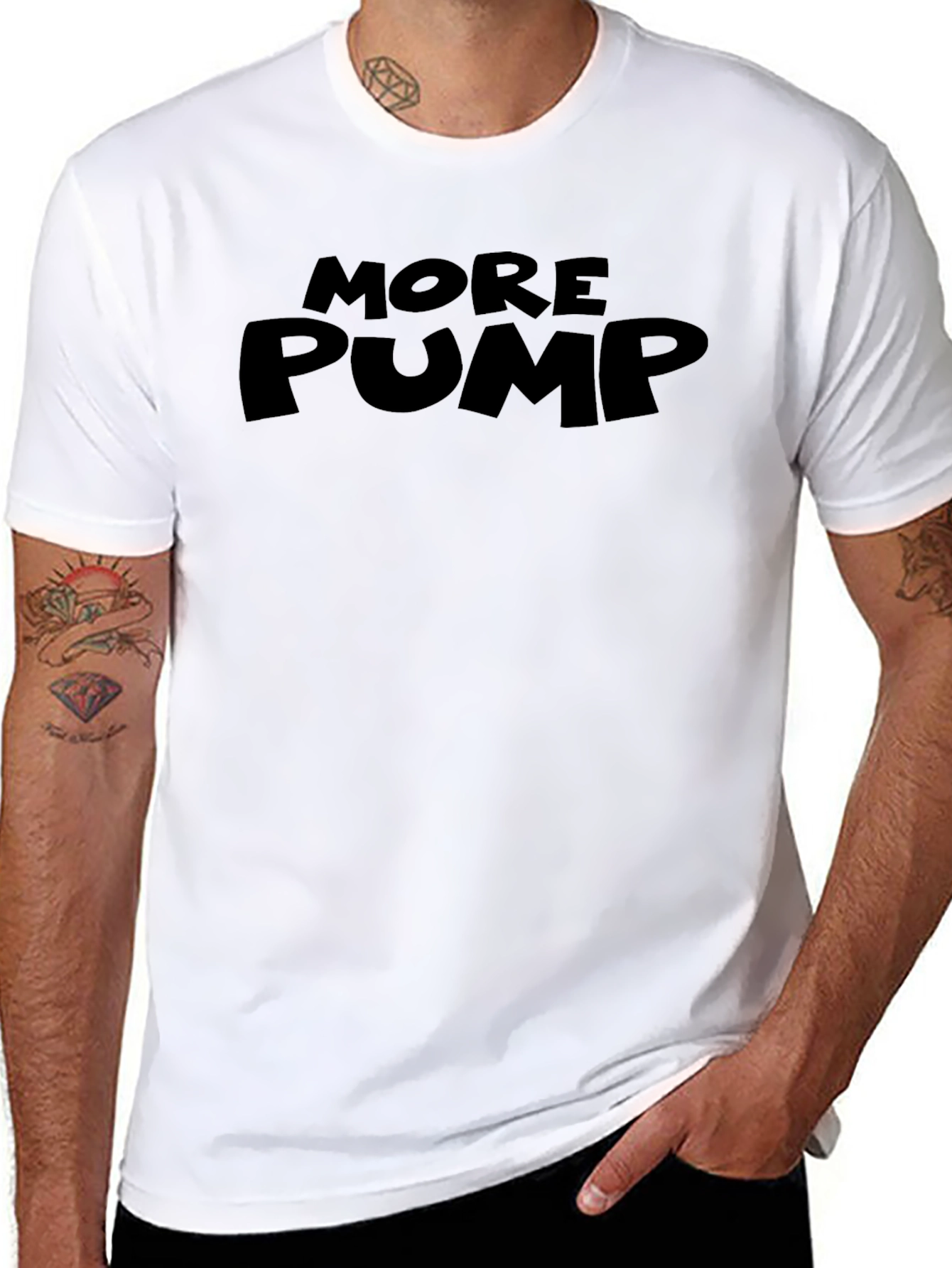 More Pump T-Shirt - Gym Bodybuilding Motivation