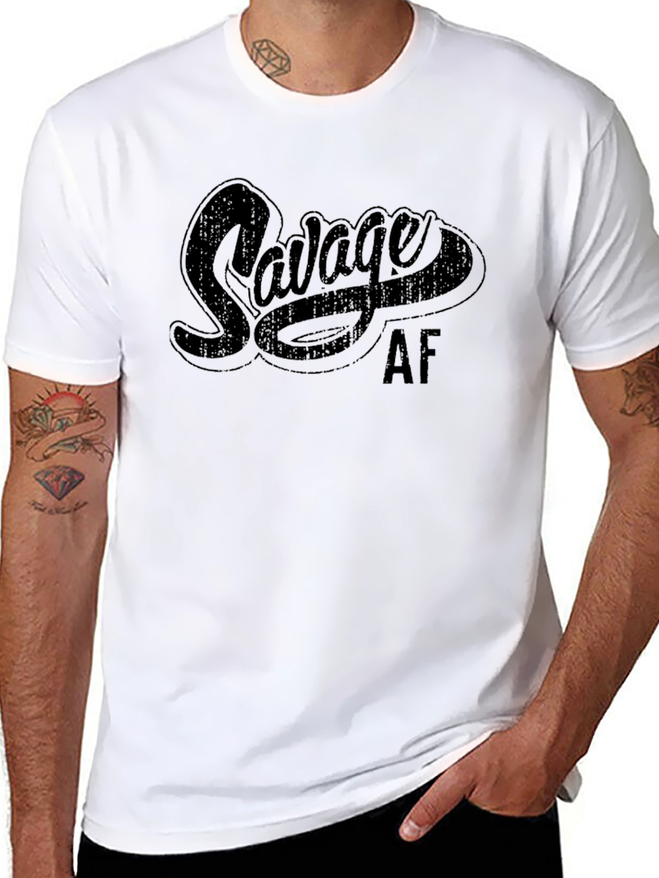 Savage AF Graphic T-Shirt - Black