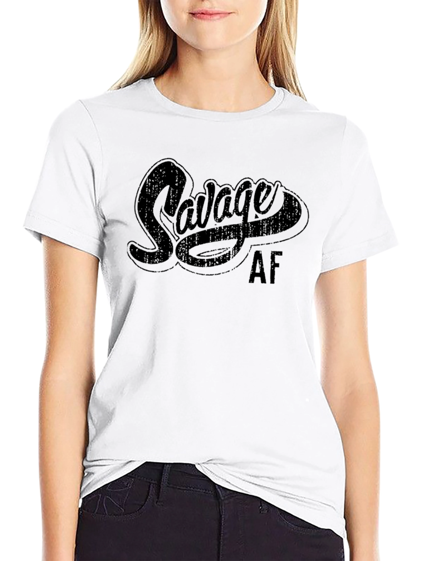 Savage AF Graphic T-Shirt - Black