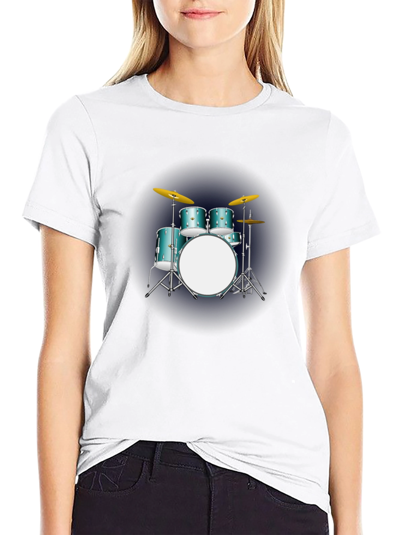 Drum Set Graphic T-Shirt