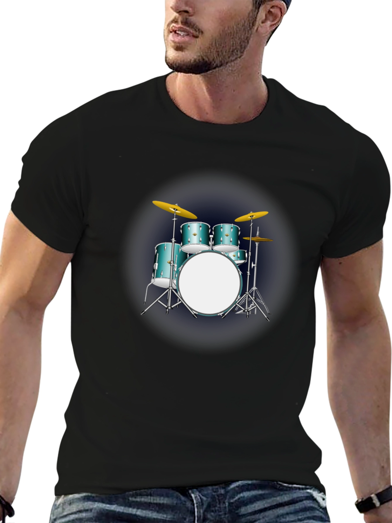 Drum Set Graphic T-Shirt