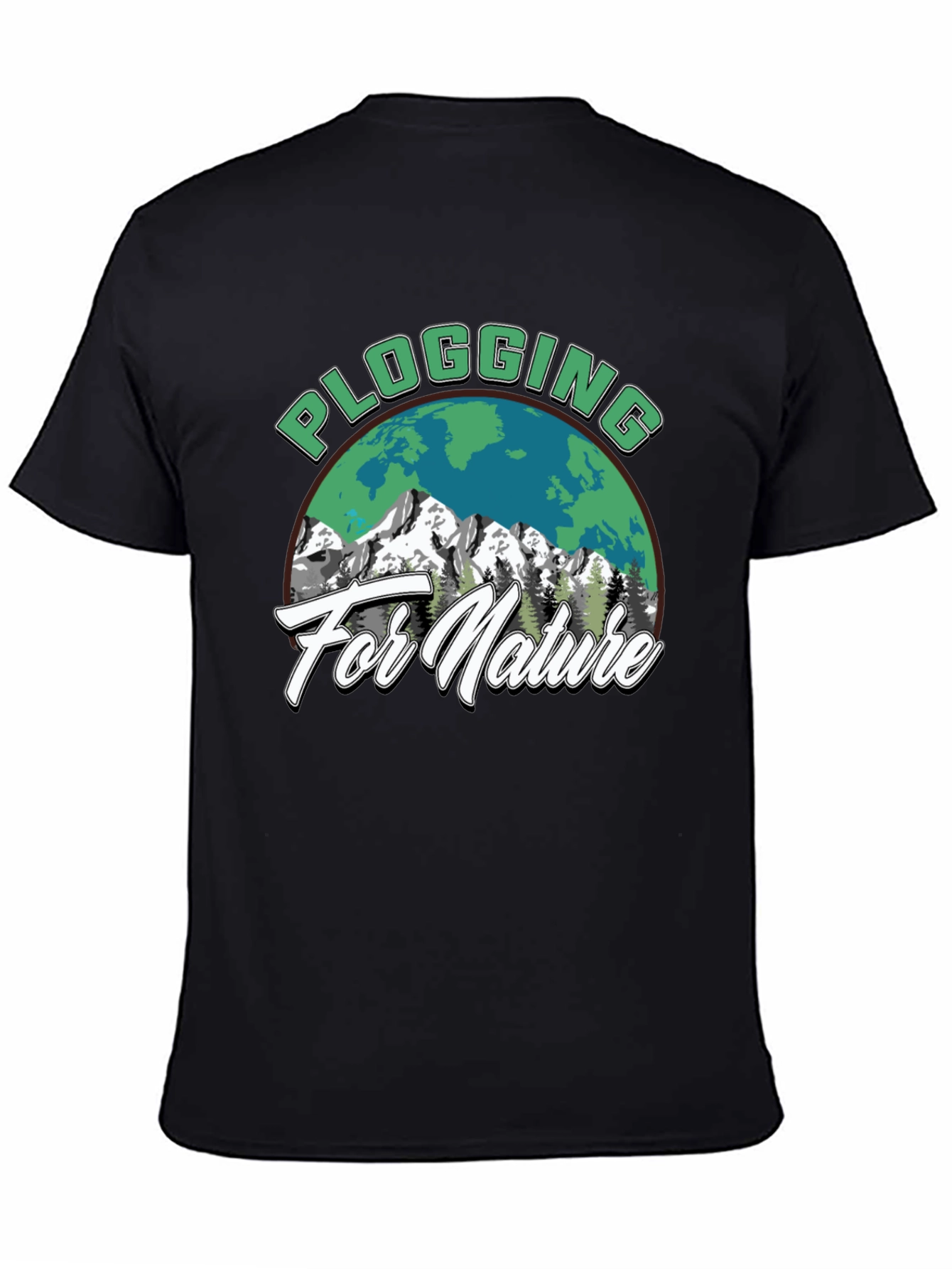 Plogging for Nature Graphic T-Shirt
