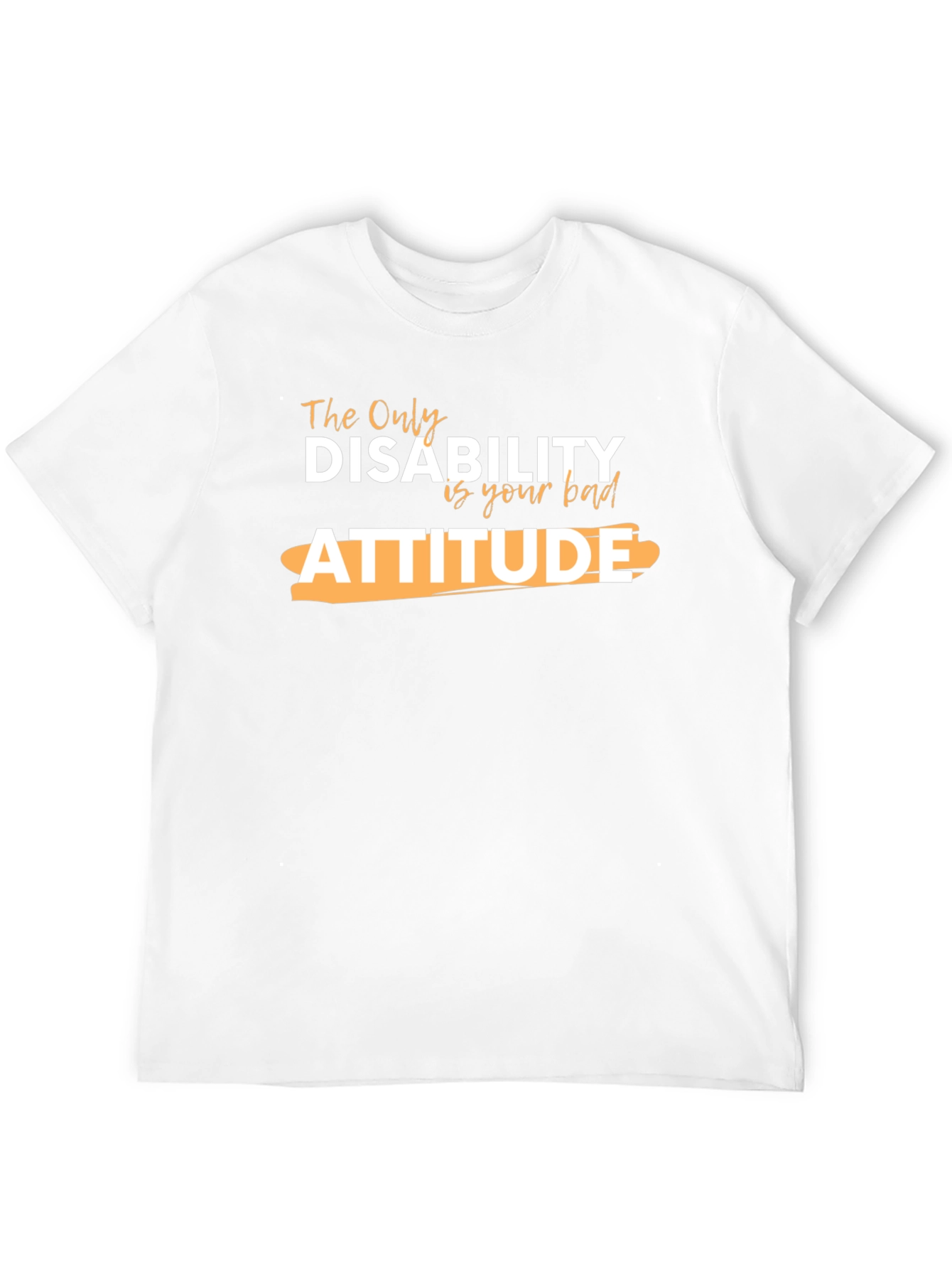 Attitude Graphic Tee - Inspirational Design