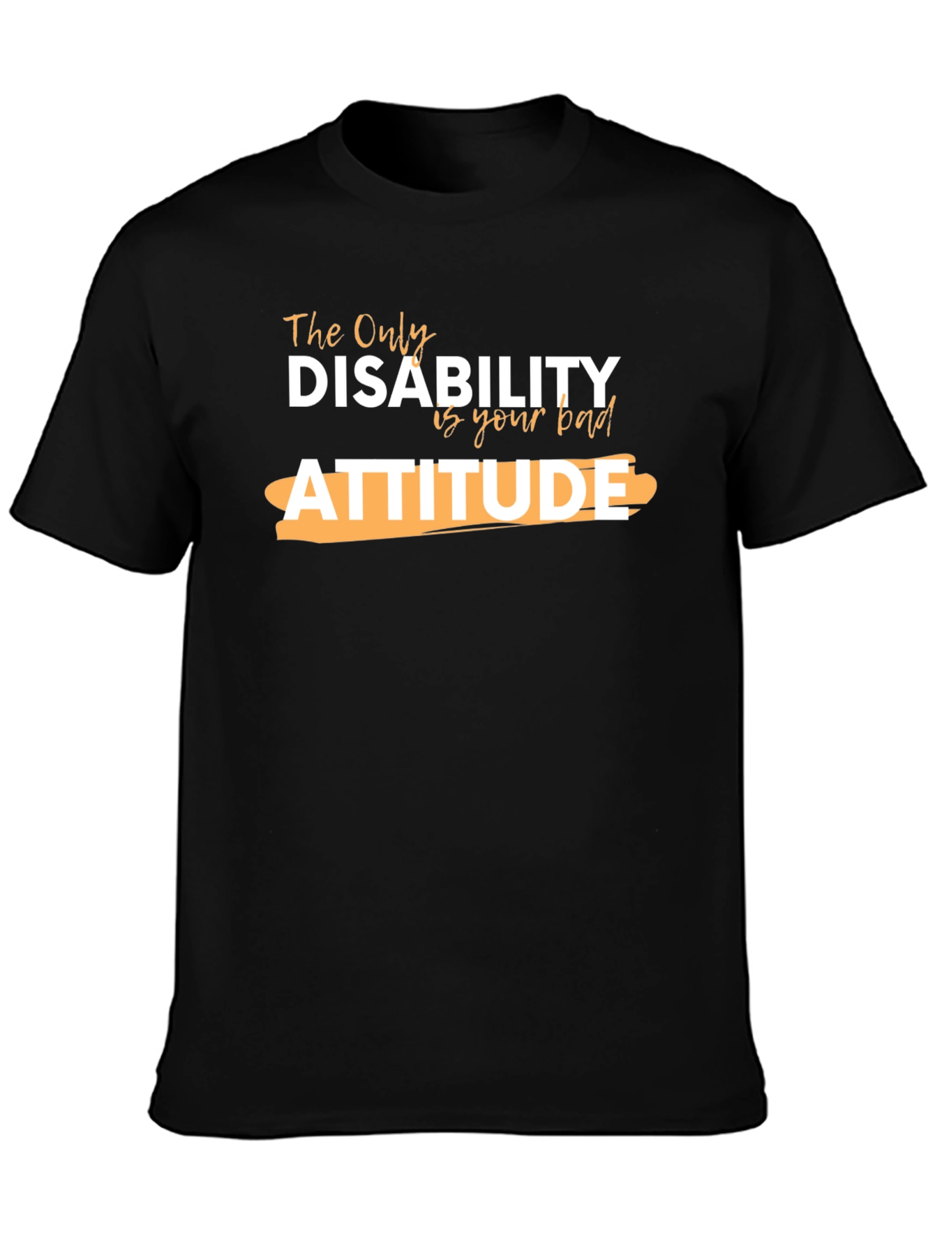Attitude Graphic Tee - Inspirational Design