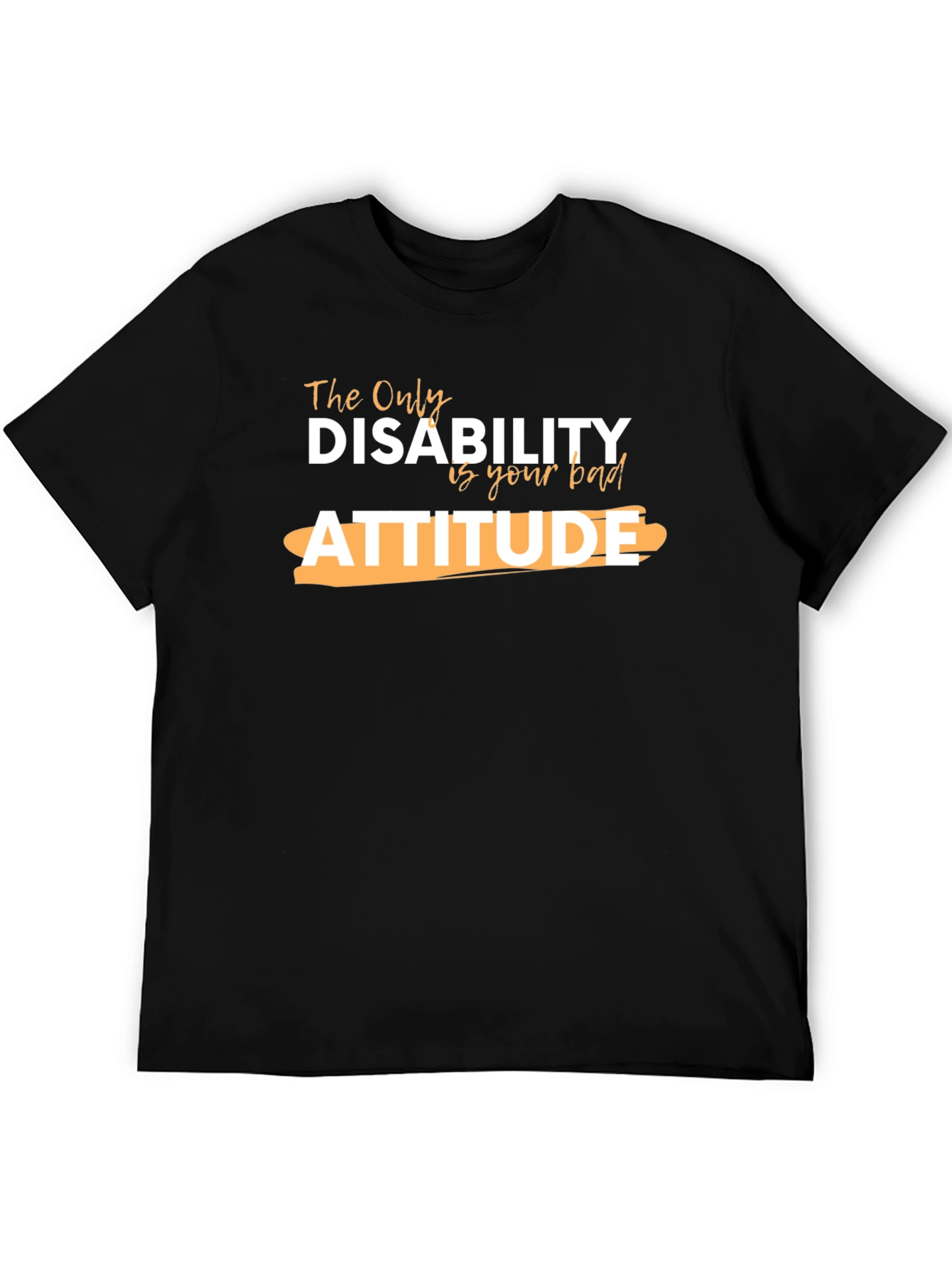 Attitude Graphic Tee - Inspirational Design