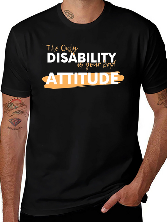 Attitude Graphic Tee - Inspirational Design