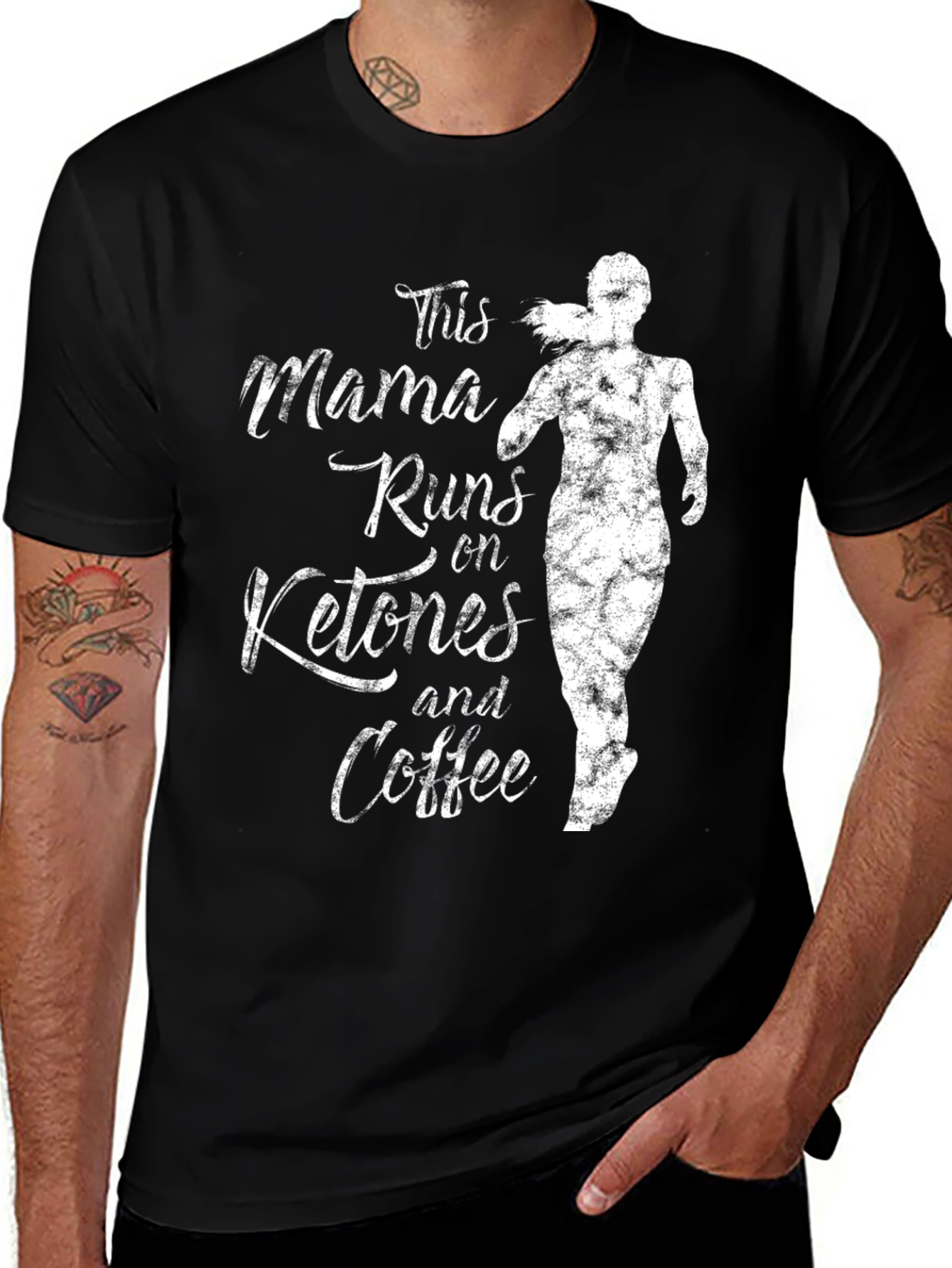 Mama Runs on Ketones & Coffee T-Shirt