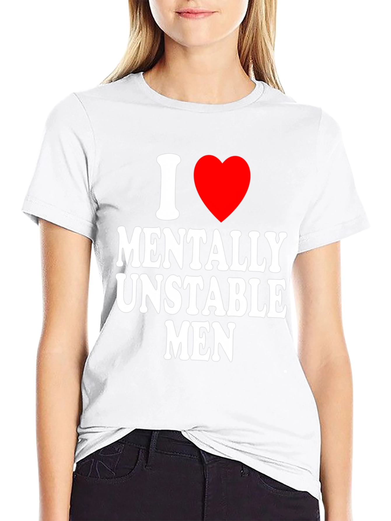 I Heart Mentally Unstable Men - Graphic Tee